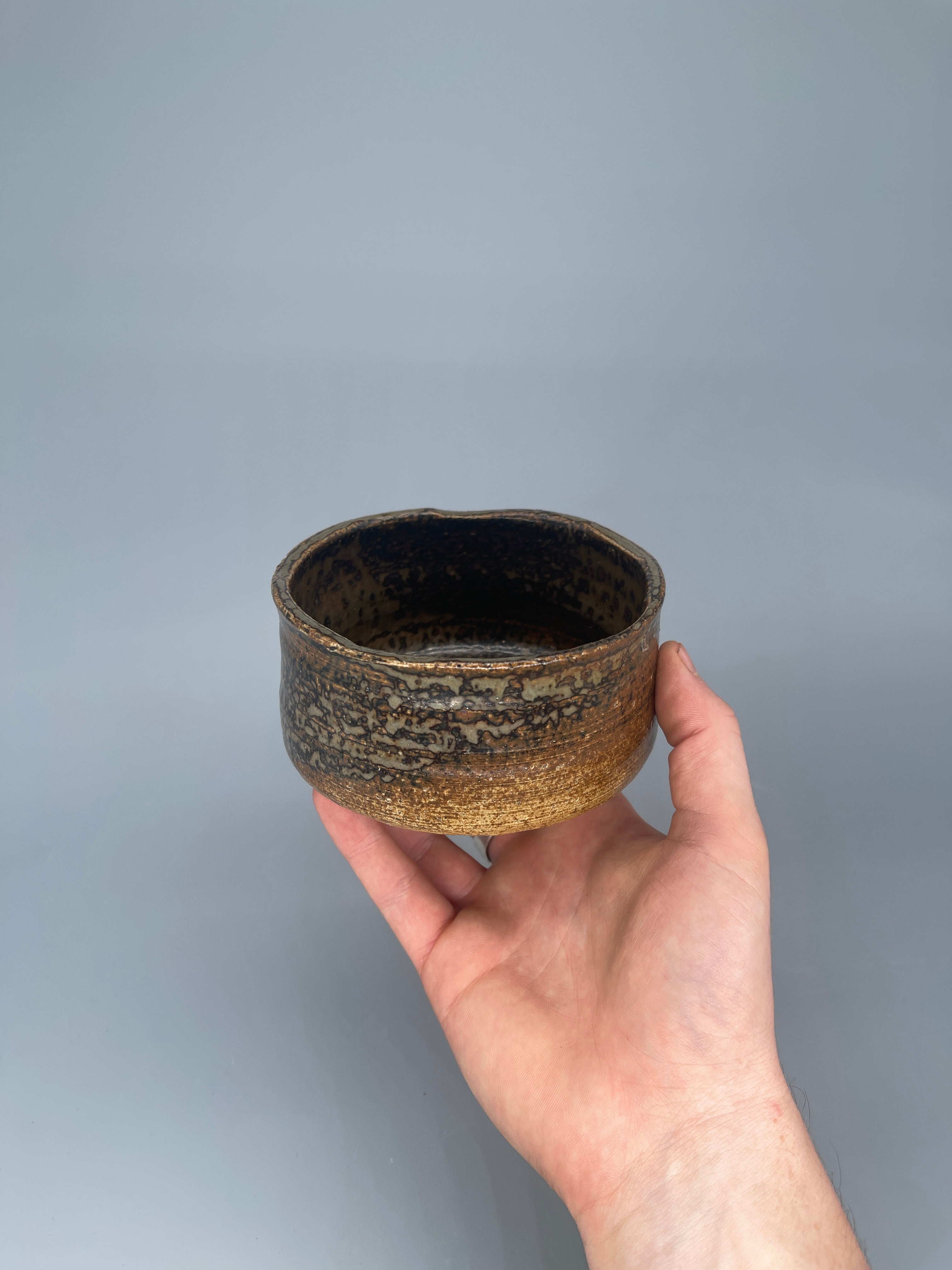 Vintage Japanese Matcha Bowl, Chawan - Brown, Earthy Glaze