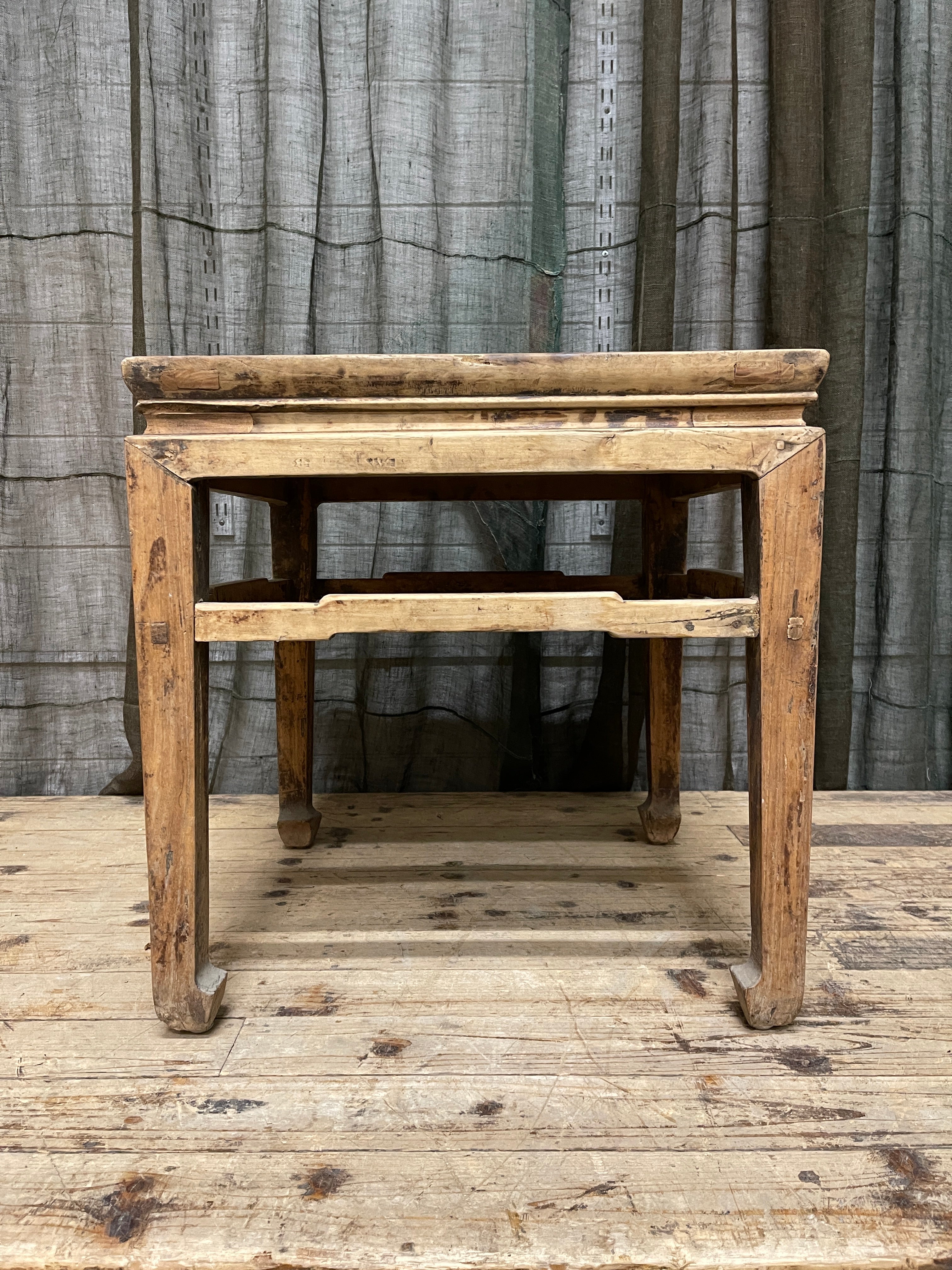 Antique Chinese Side Table, Elm