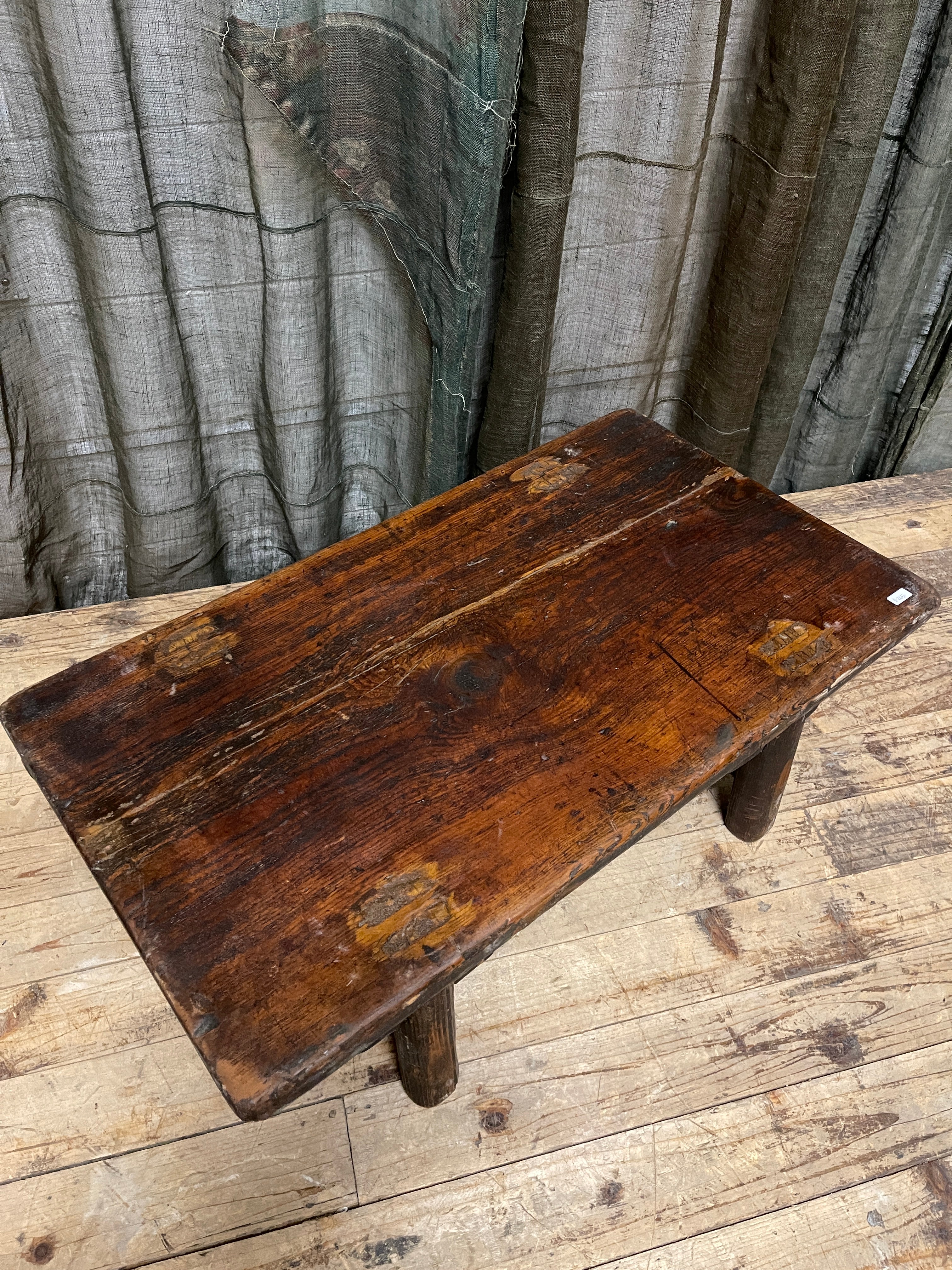 Small Antique Chinese Table, Elm