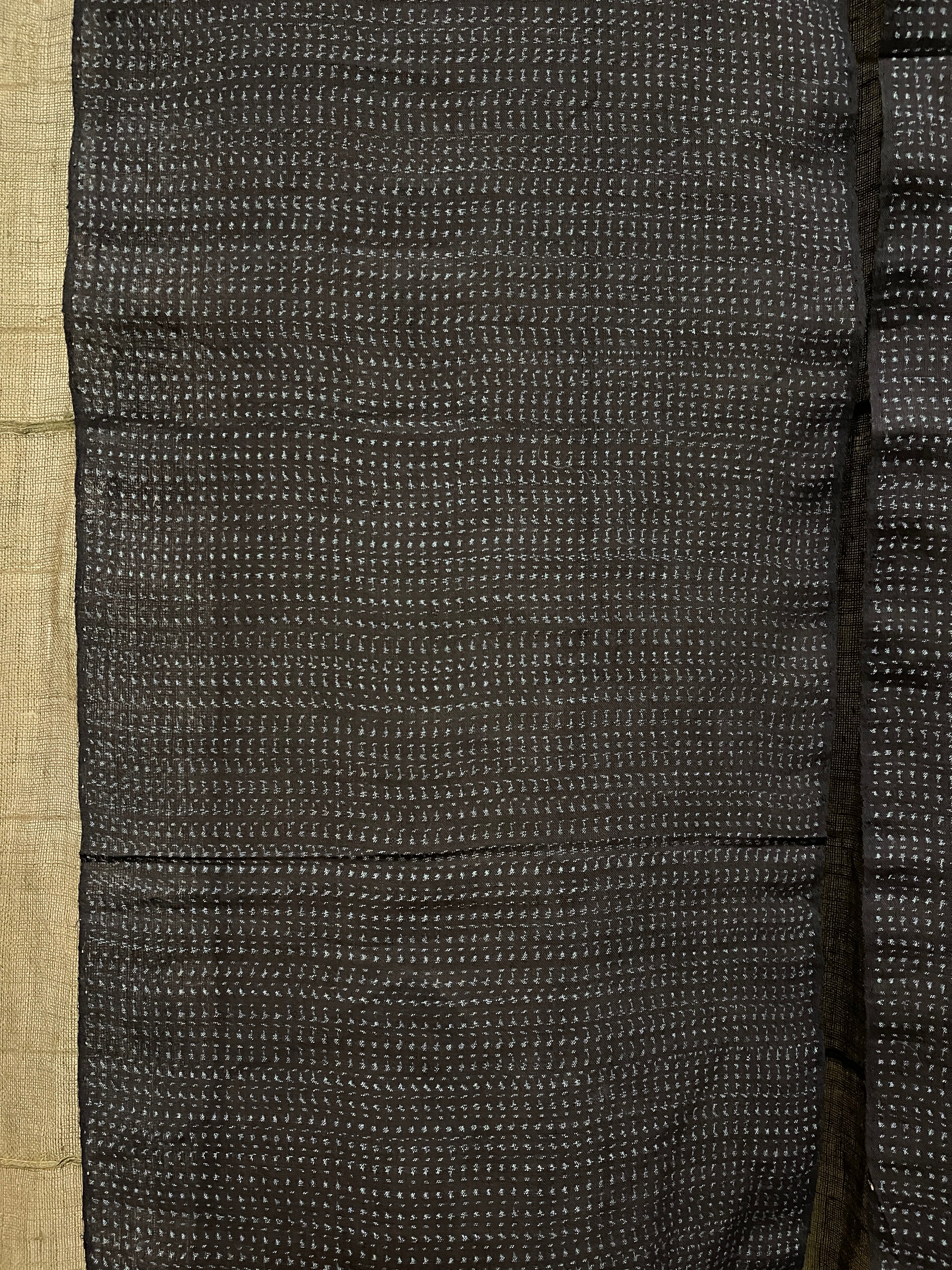 Vintage Japanese Noren - Dark Navy Cotton