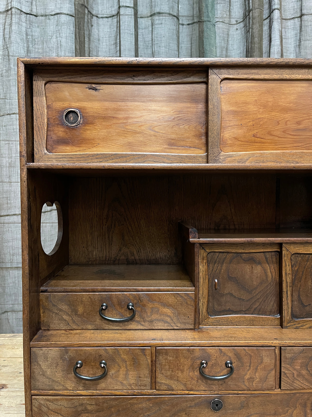 Cha Dana, Japanese Tea Cabinet - Elm & Cedar | Midcentury