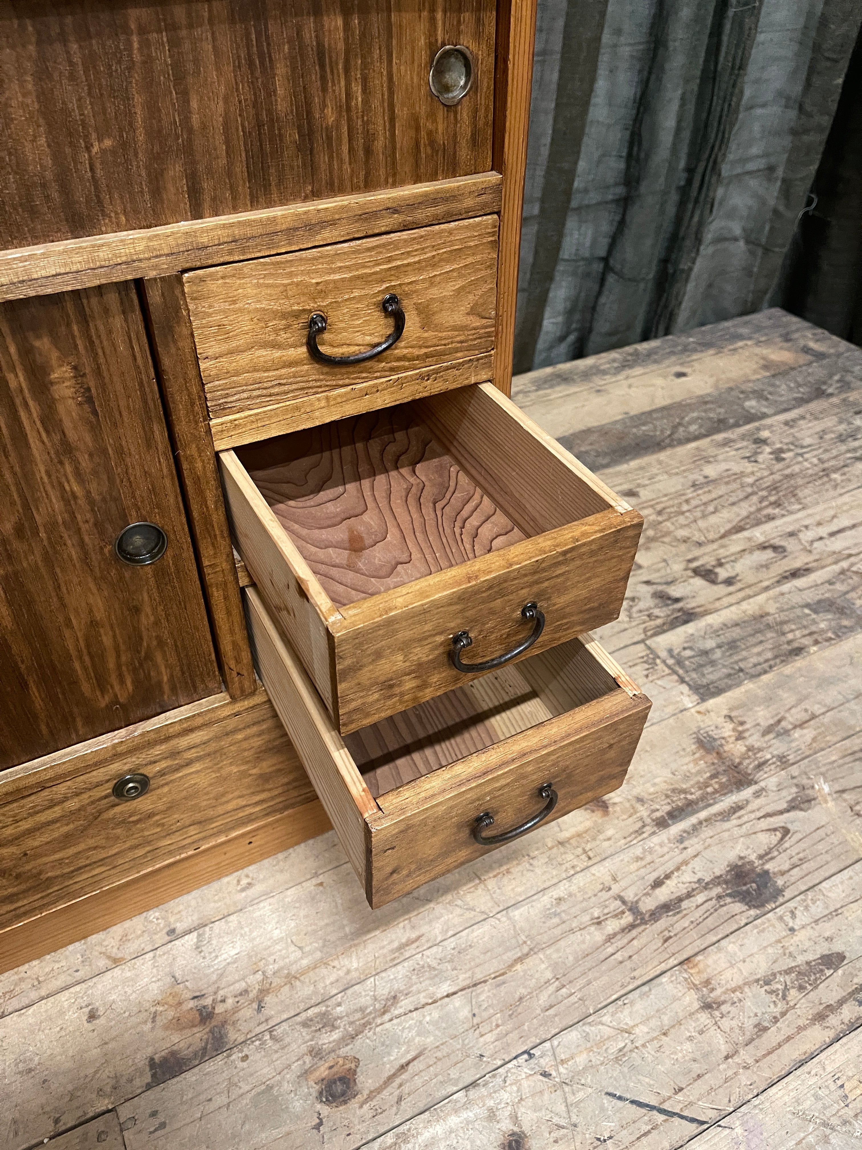 Japanese Side Cabinet - Kiri & Sugi | Midcentury