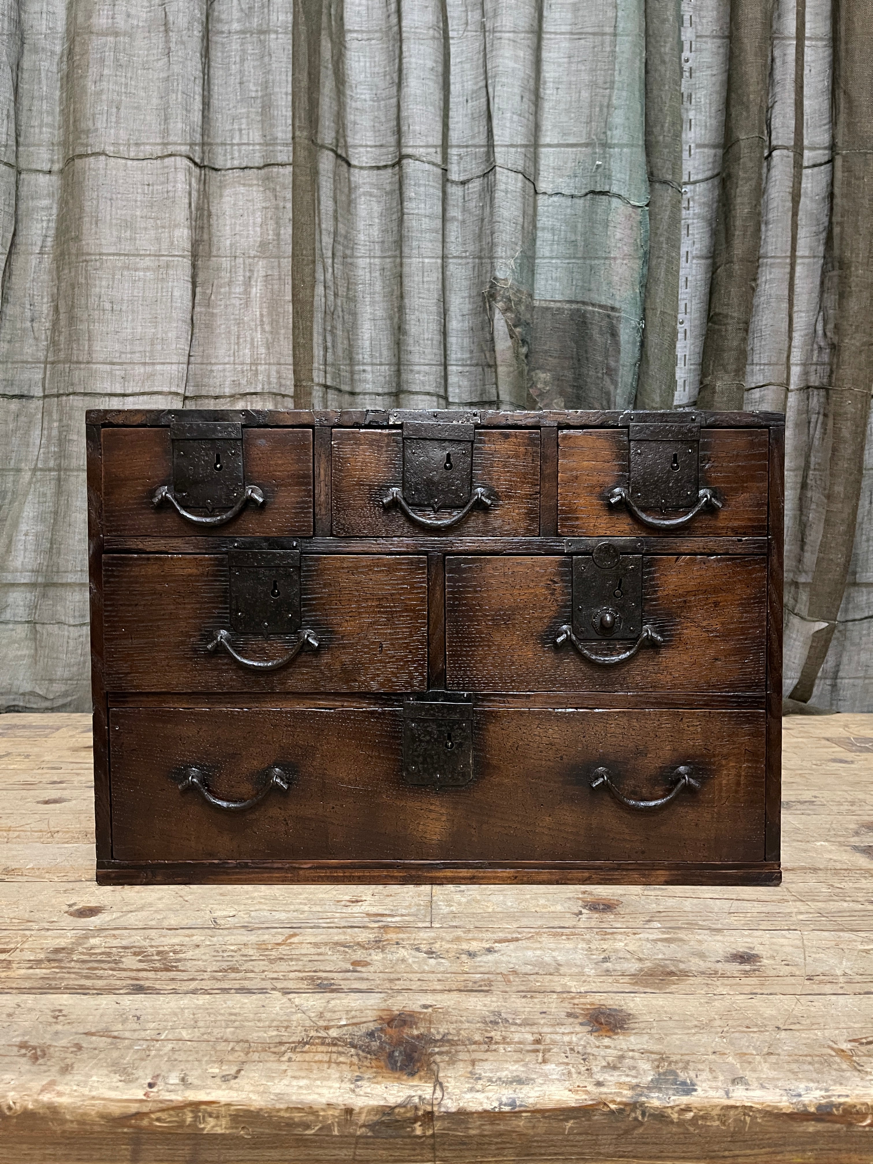 Japanese Document Chest From Kanazawa - Cypress | Meiji