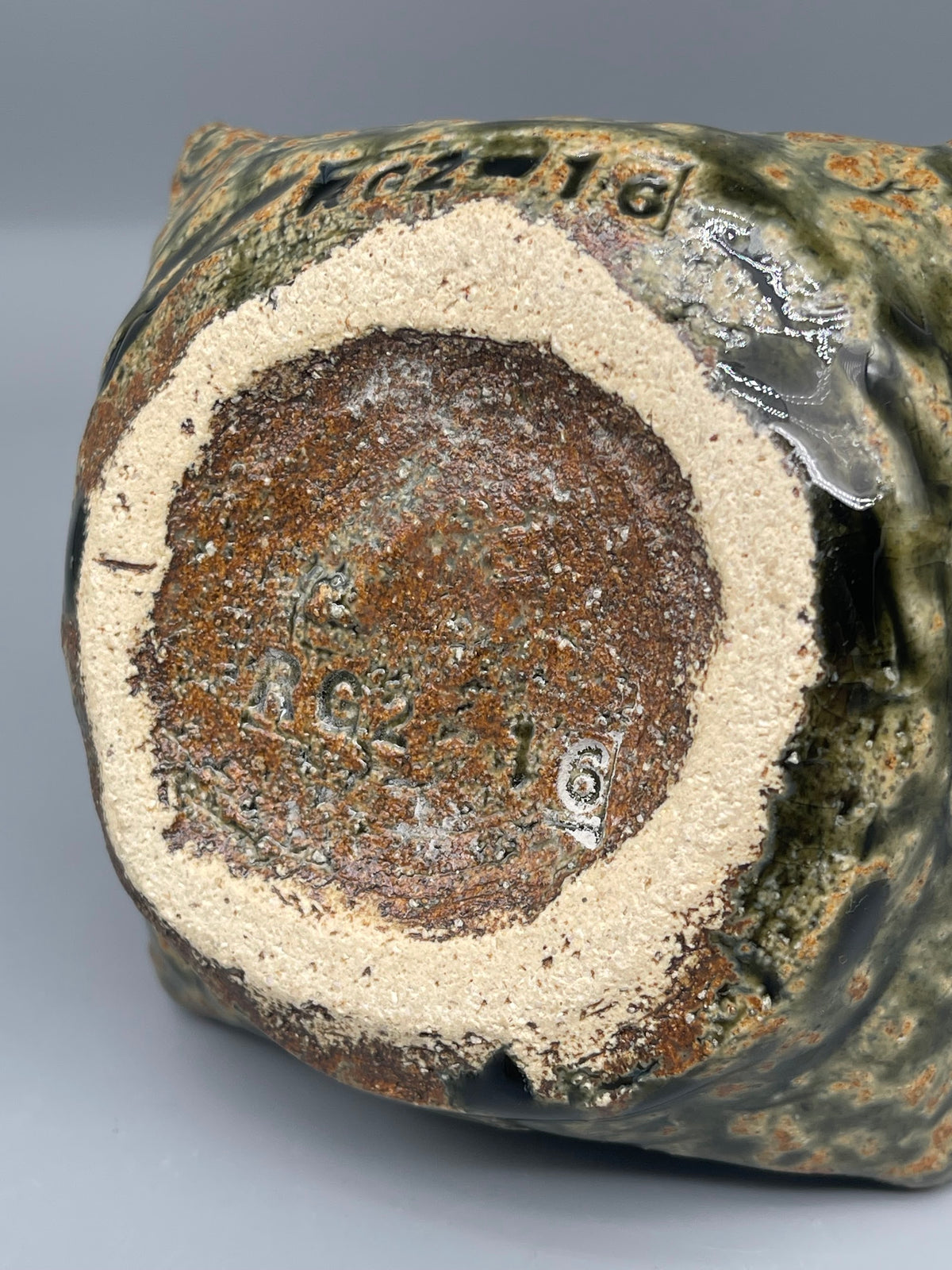 Vintage Japanese Vase - Ash Glaze
