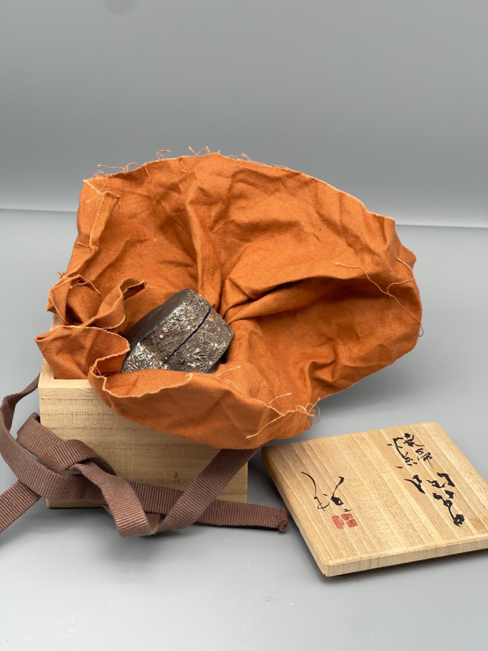 Vintage Japanese Kogo, Incense Container - Quatrefoil