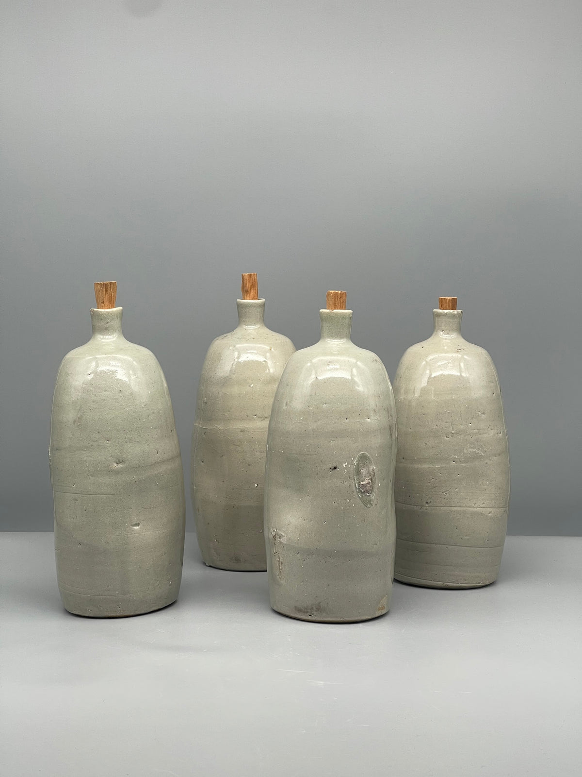 Vintage Japanese Stoneware Bottles