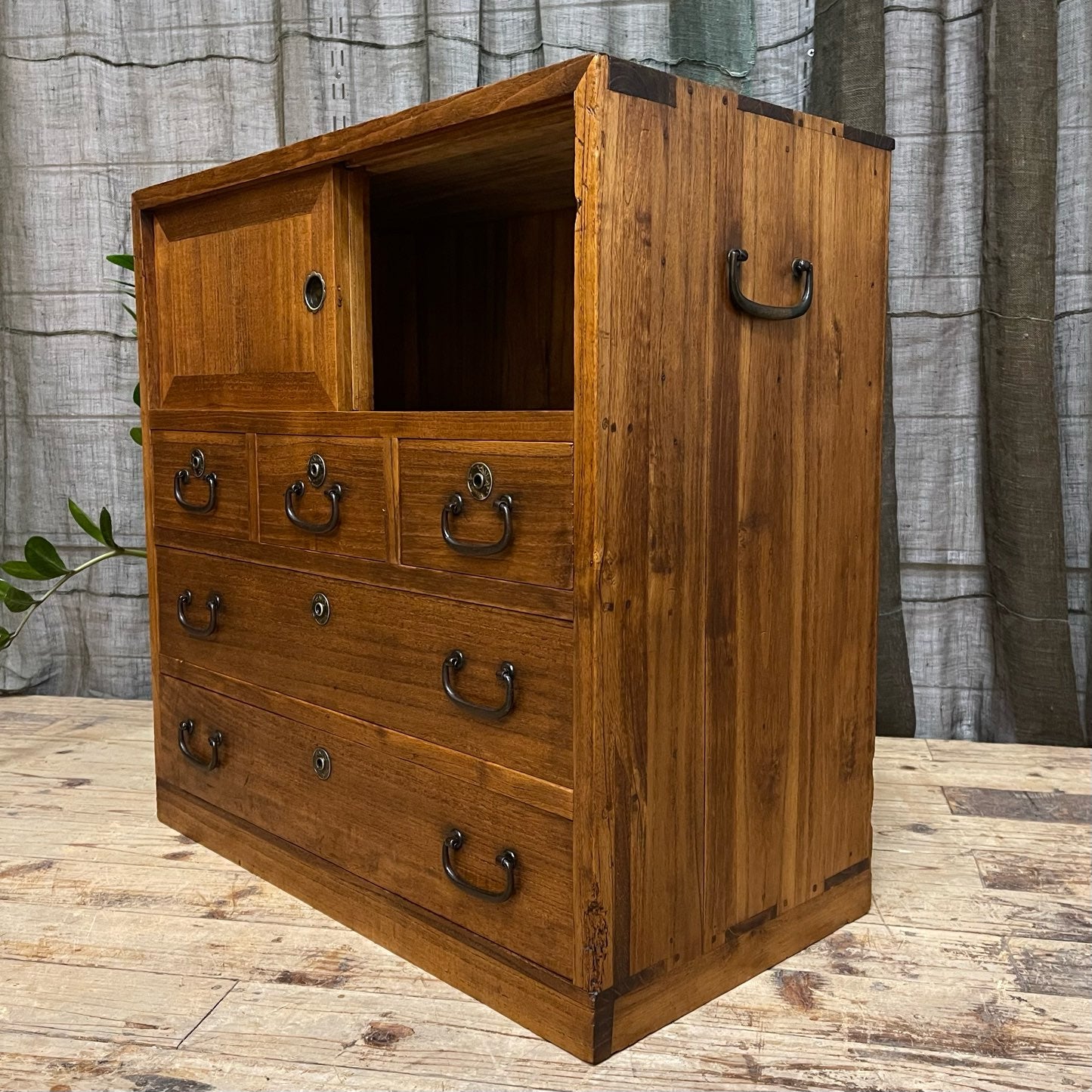 Ko Dansu, Japanese Side Cabinet - Paulownia | c.1920