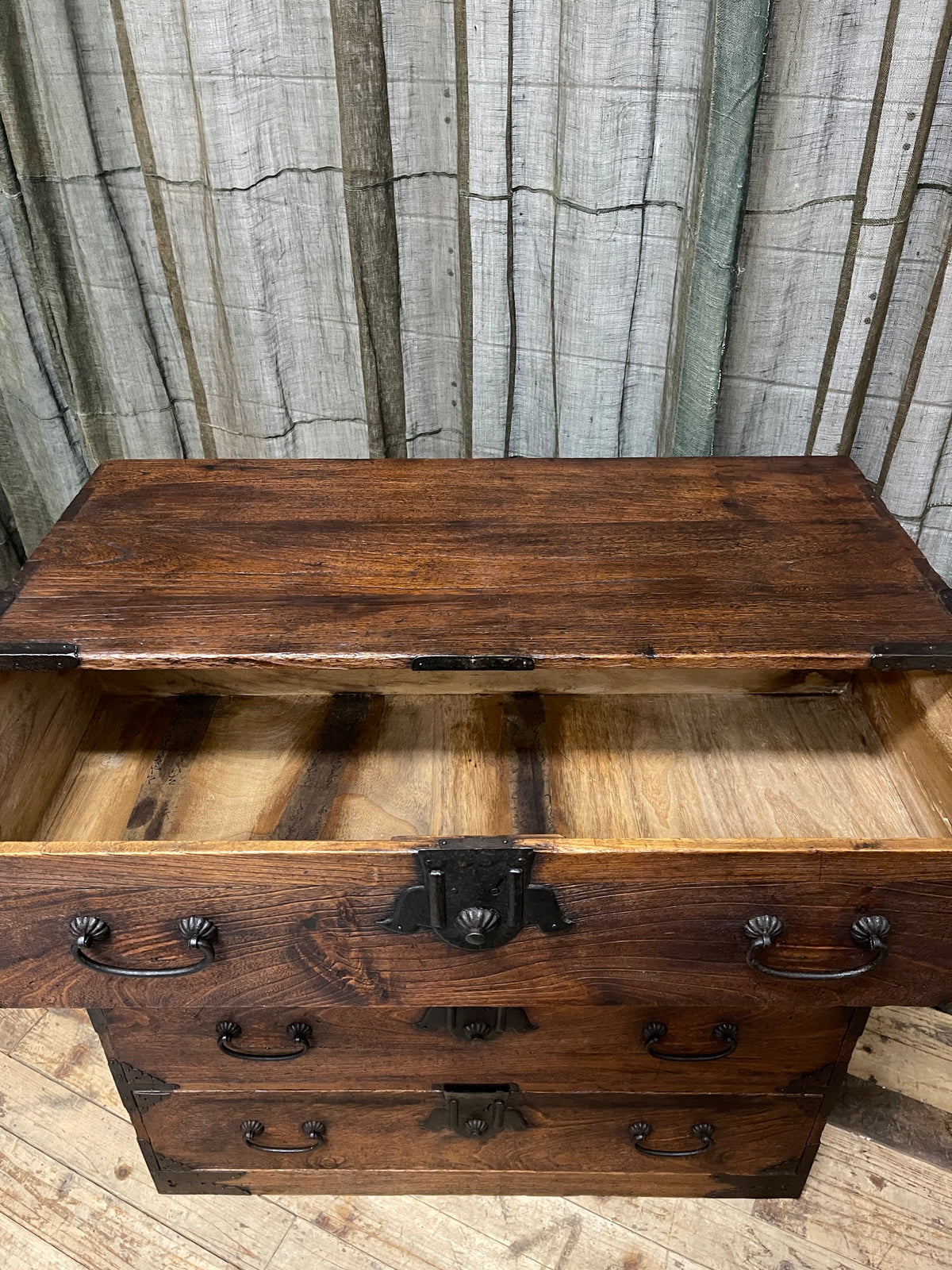Antique Japanese Isho Dansu Chest-on-Chest
