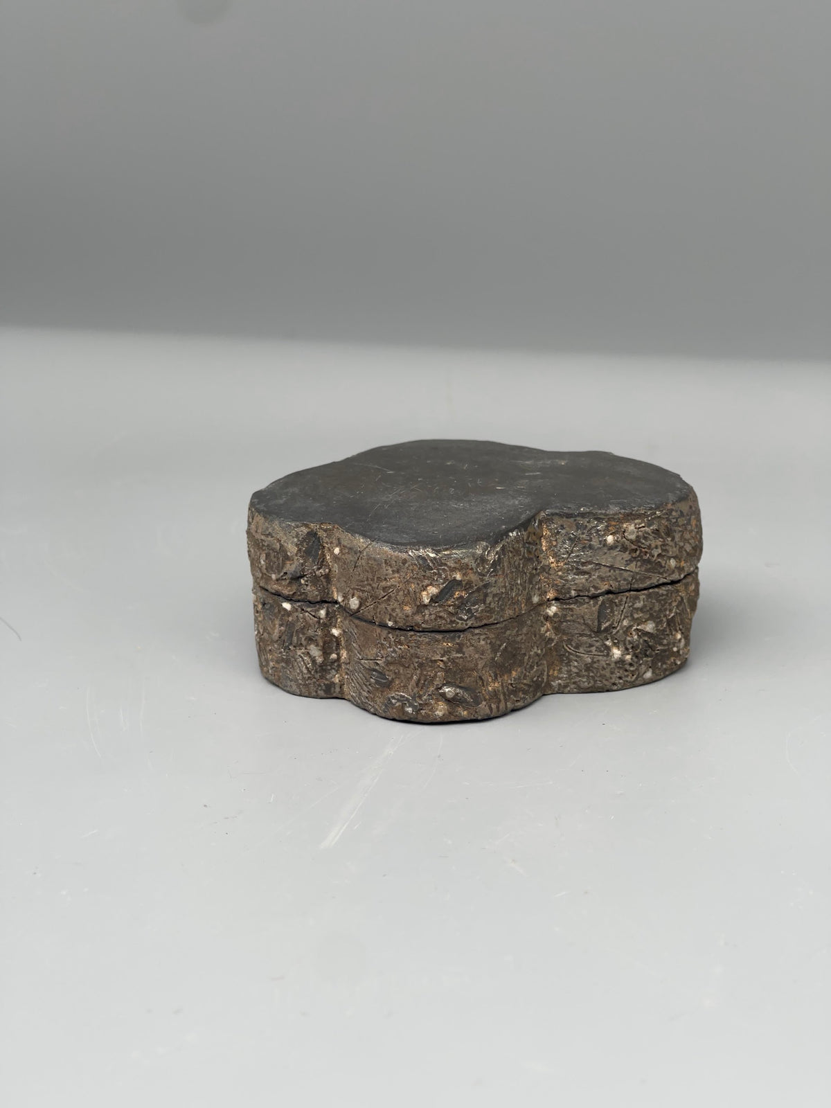 Vintage Japanese Kogo, Incense Container - Quatrefoil