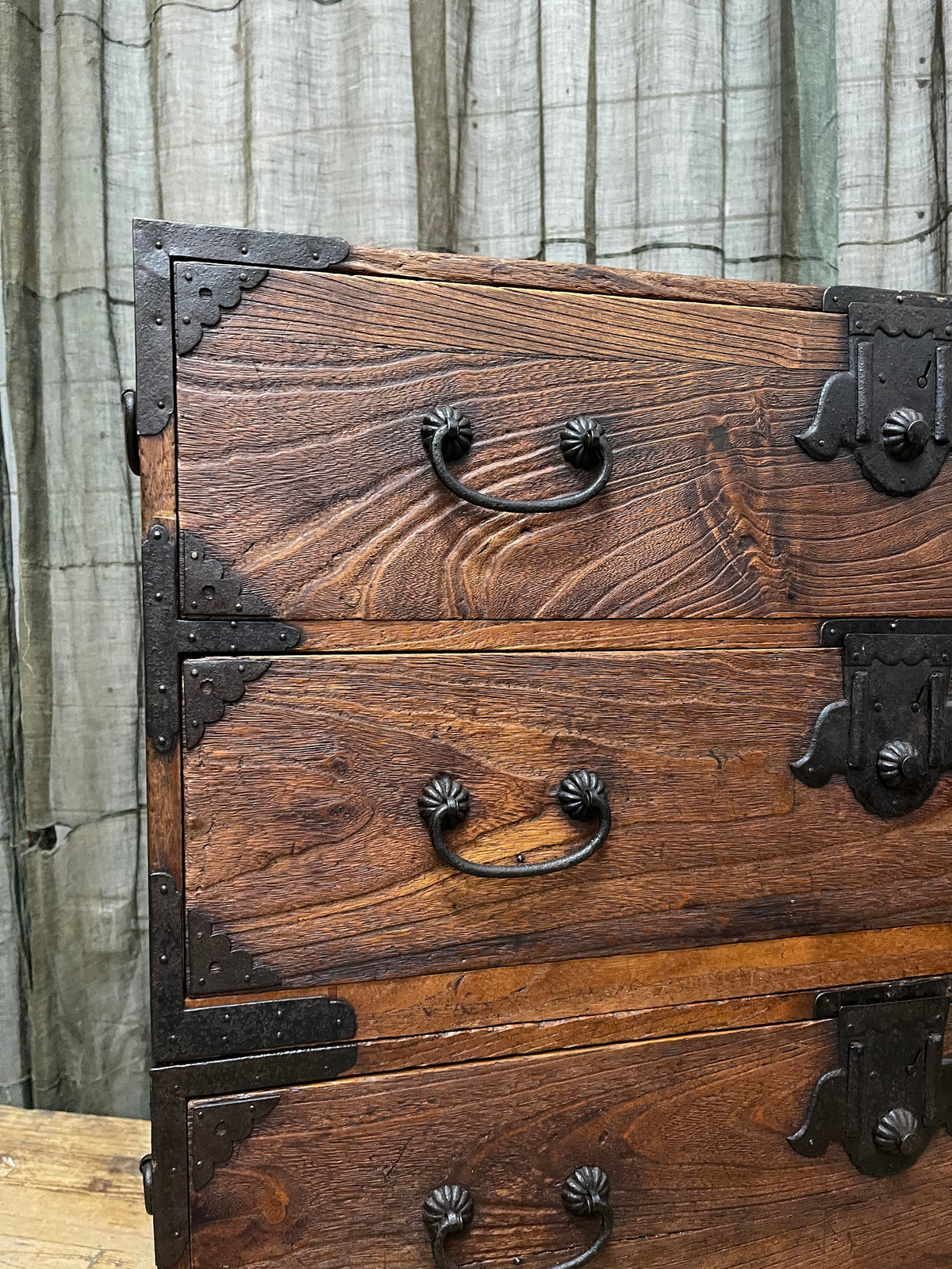 Antique Japanese Isho Dansu Chest-on-Chest