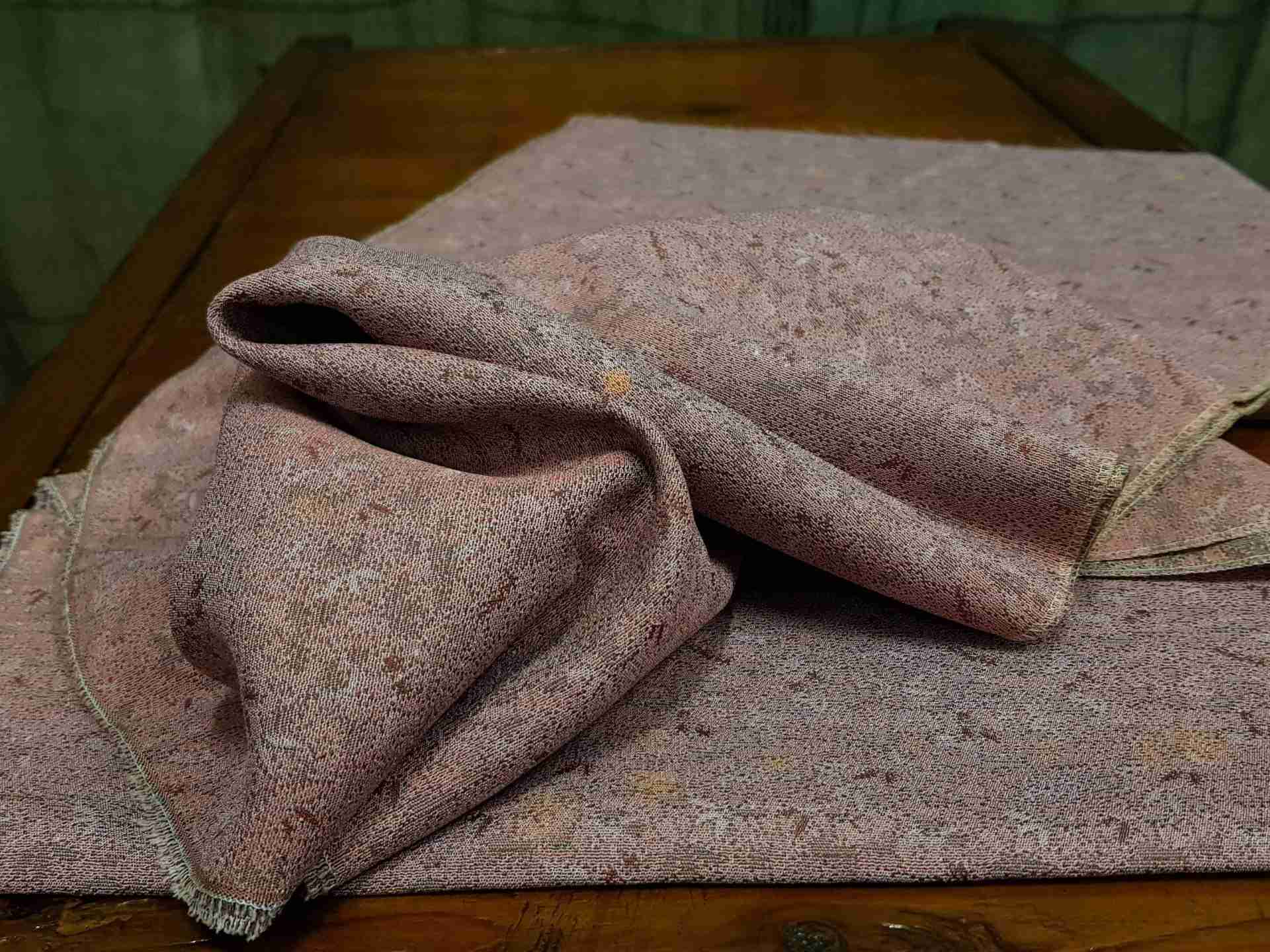 Japanese Silk Fabric, Mottled Pink Purple, & Grey