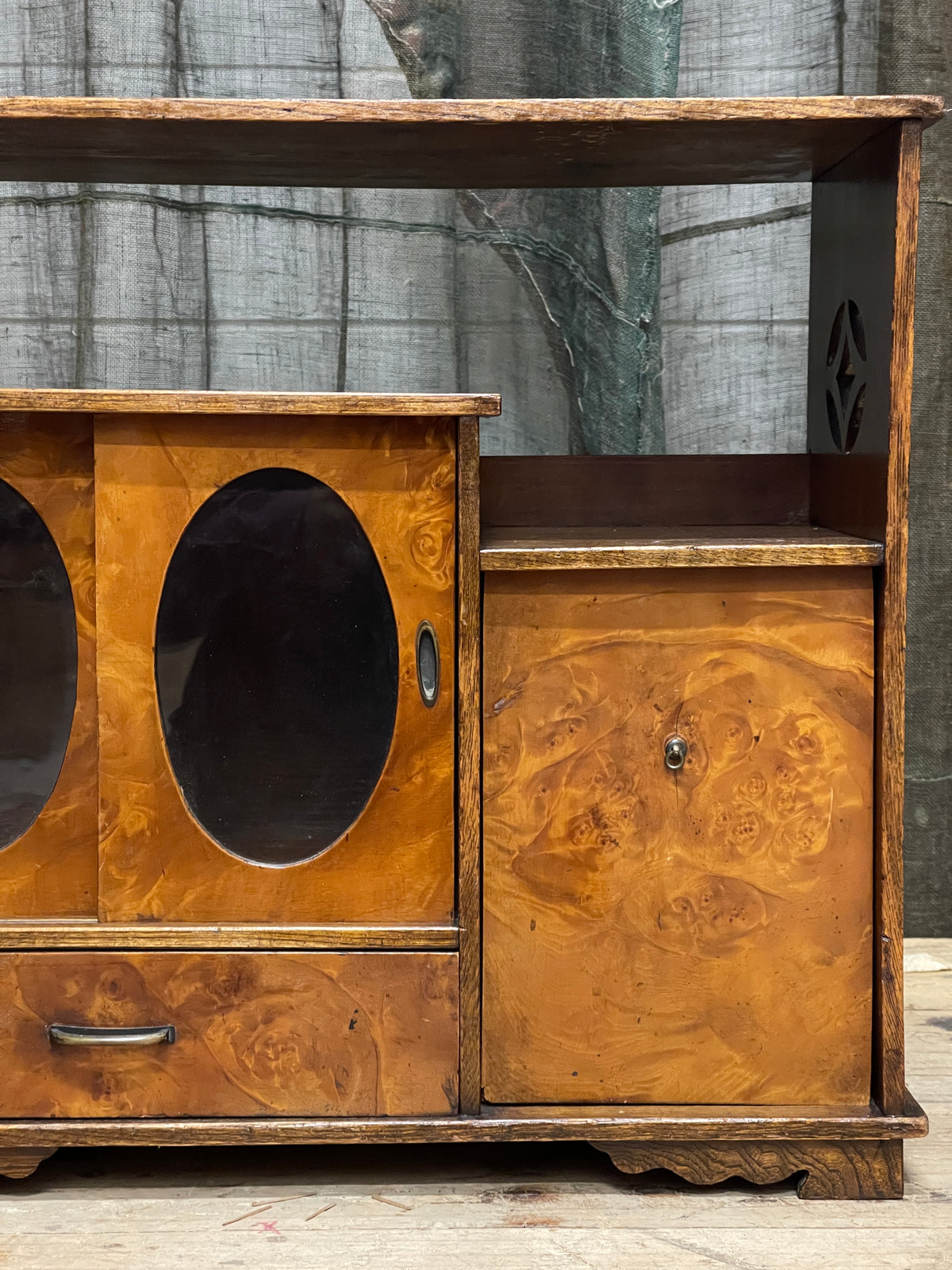 Japanese Small Display Cabinet - Mulberry & Elm | Showa