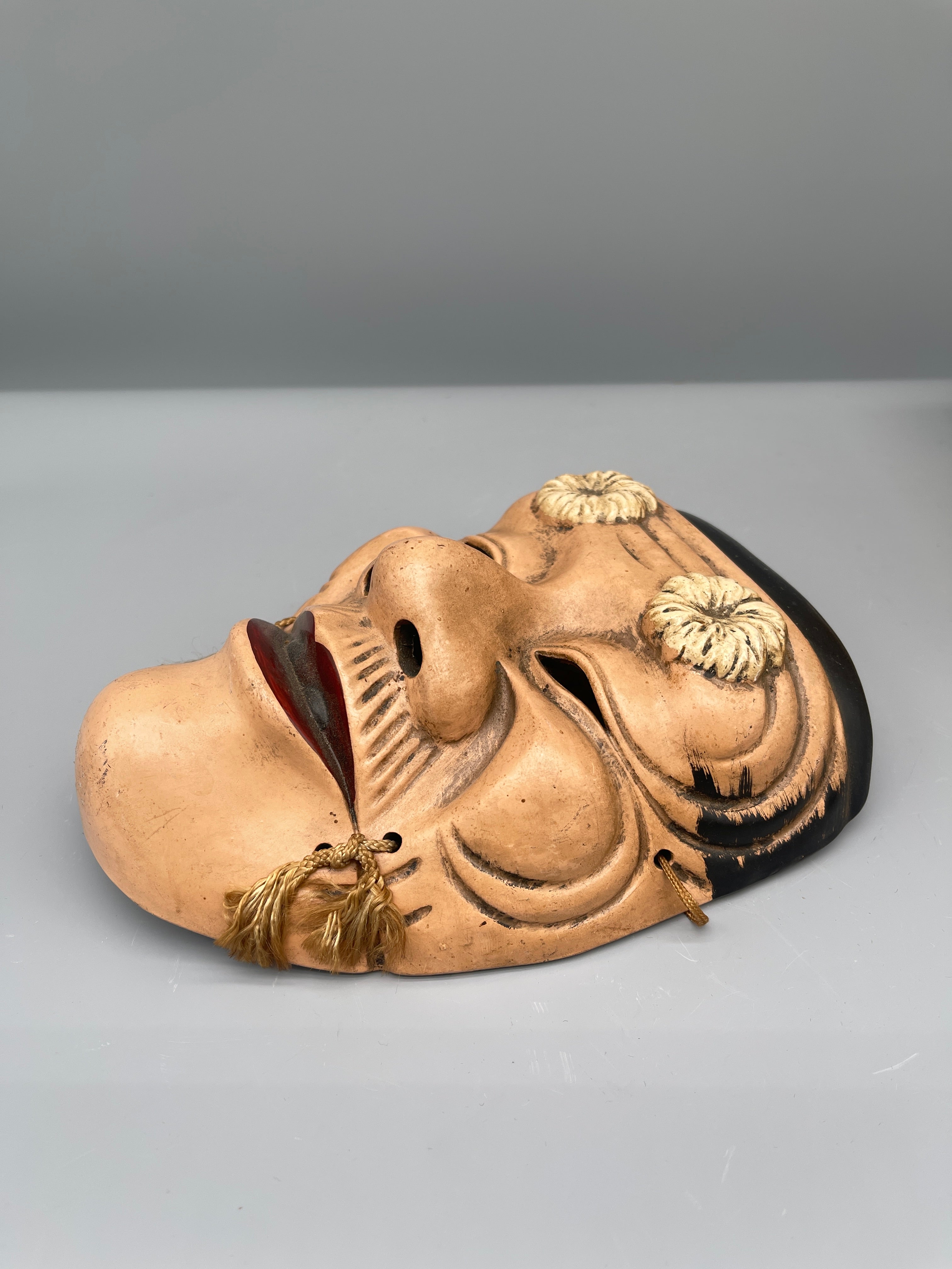 Vintage Japanese Noh Mask - Okina