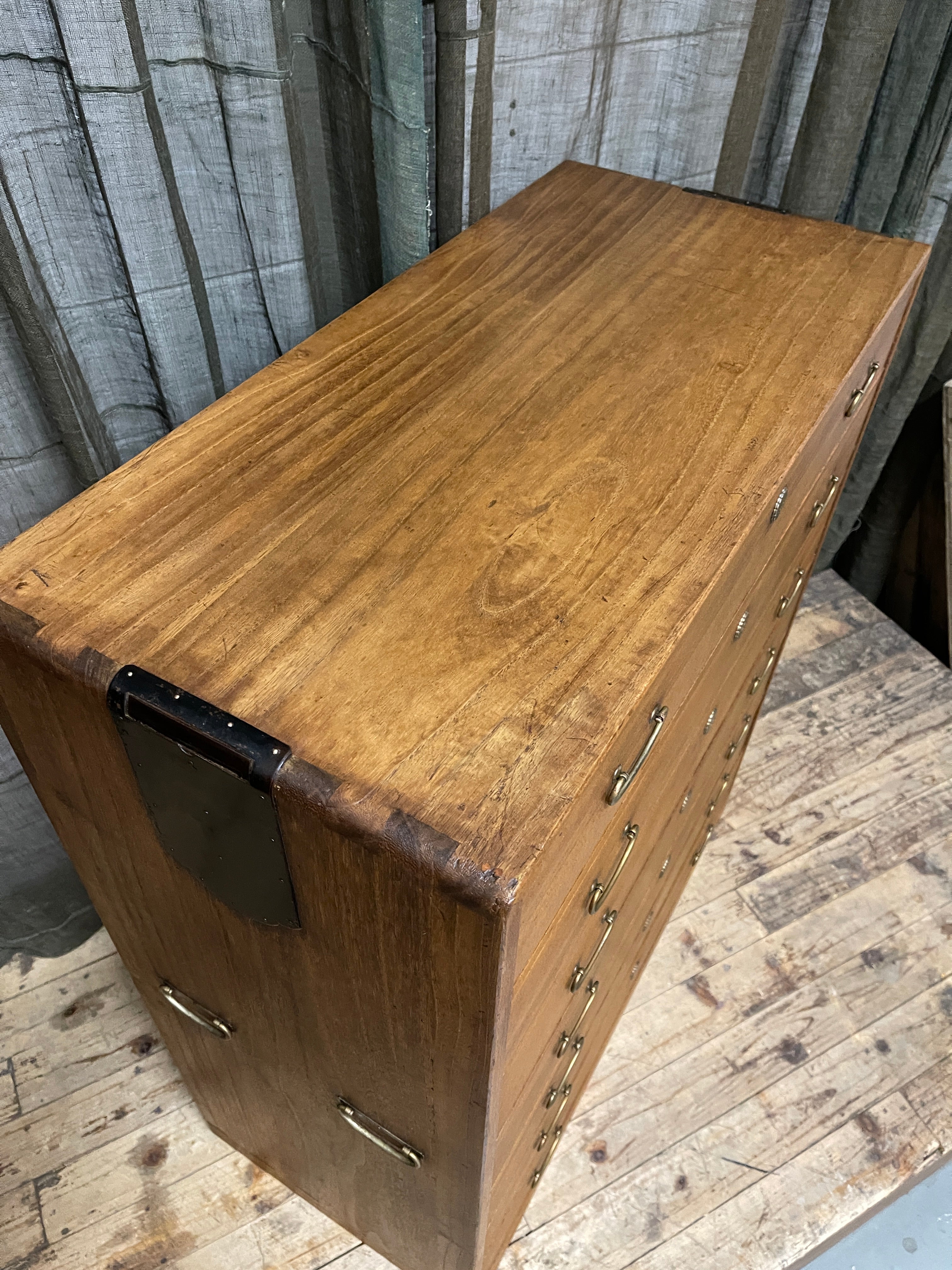 Japanese Kimono Chest of Drawers - Paulownia | Showa