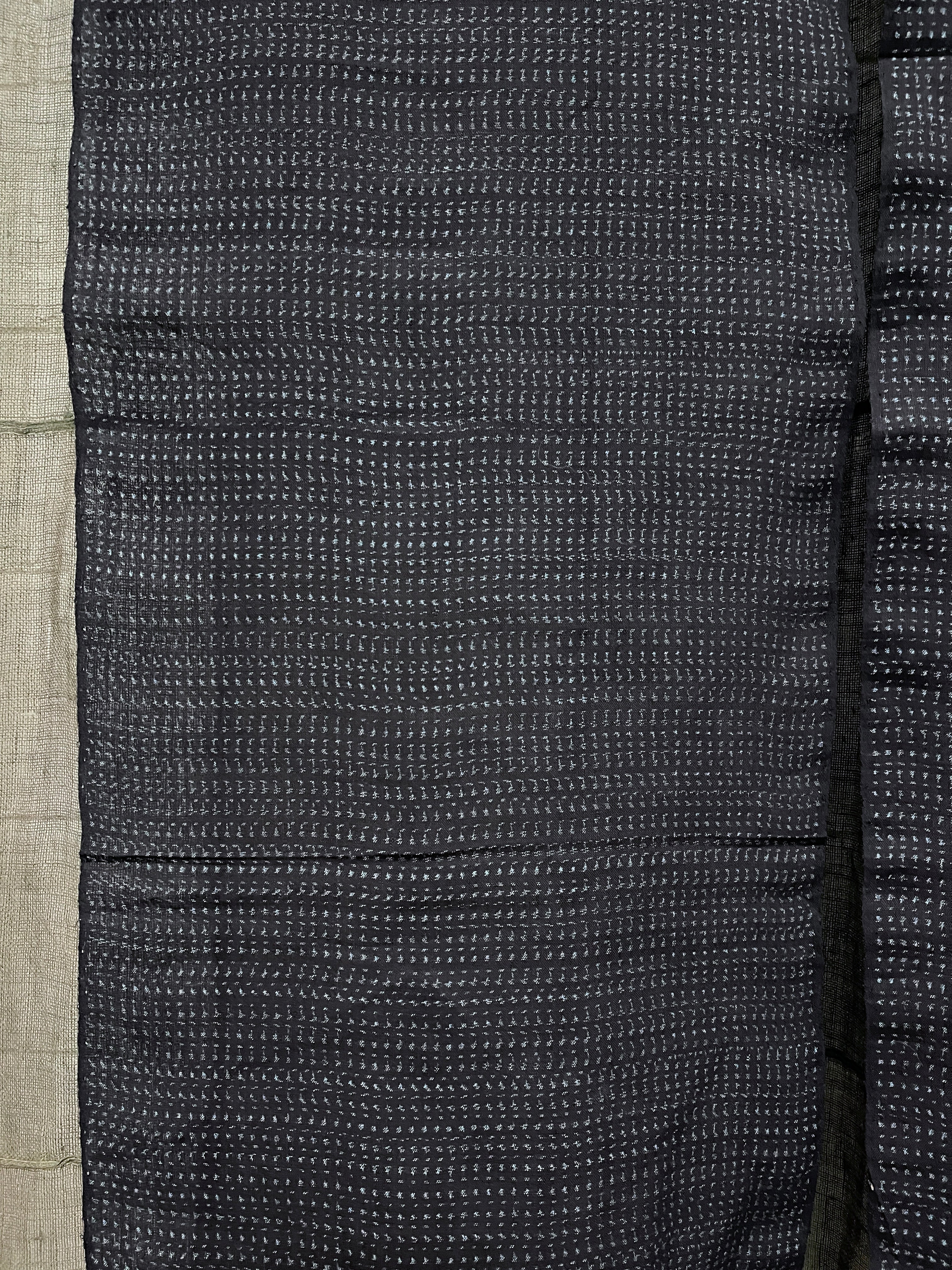 Vintage Japanese Noren - Dark Navy Cotton