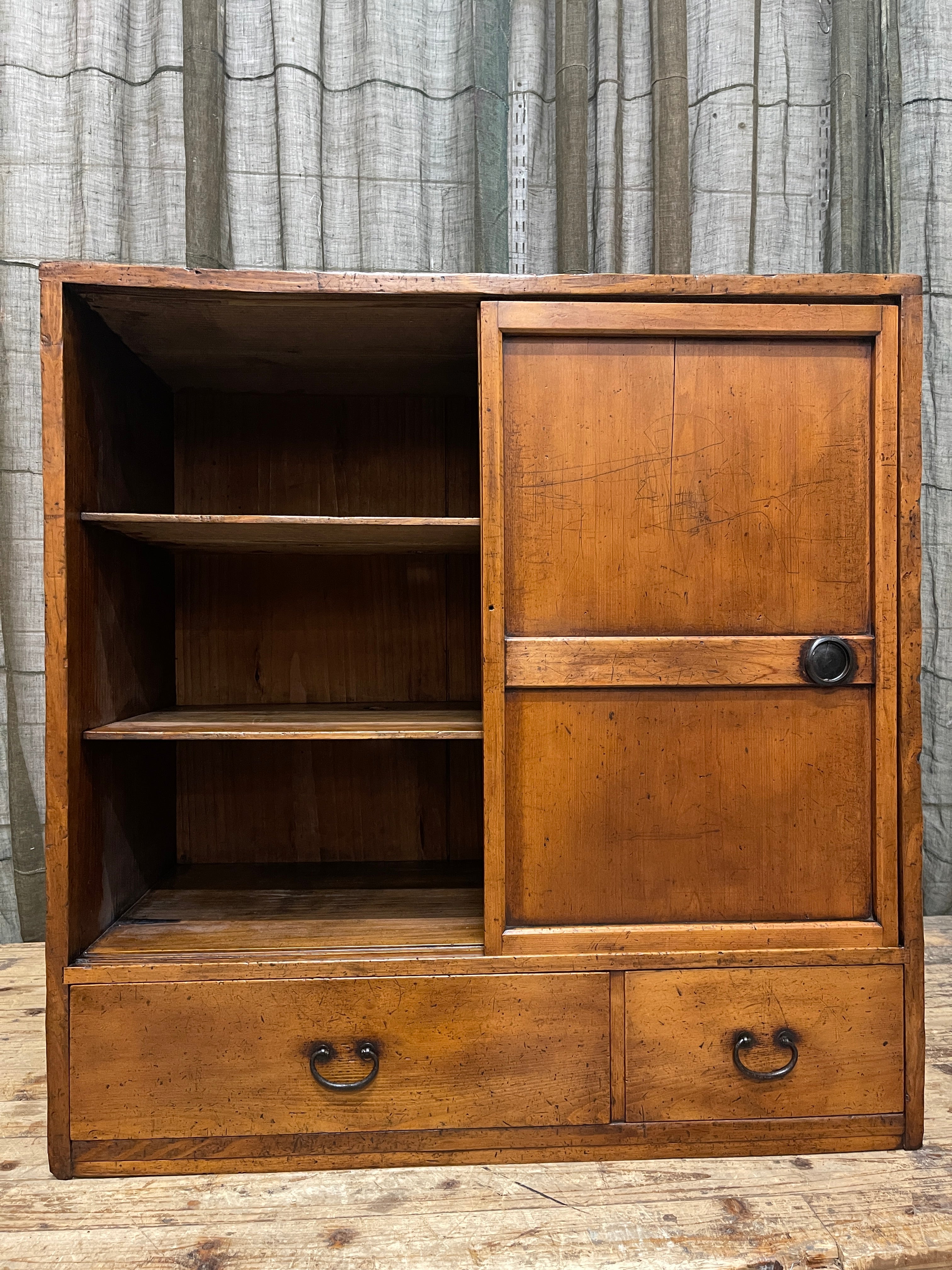 Getabako, Japanese Shoe Storage Cabinet - Cypress & Cedar | Meiji