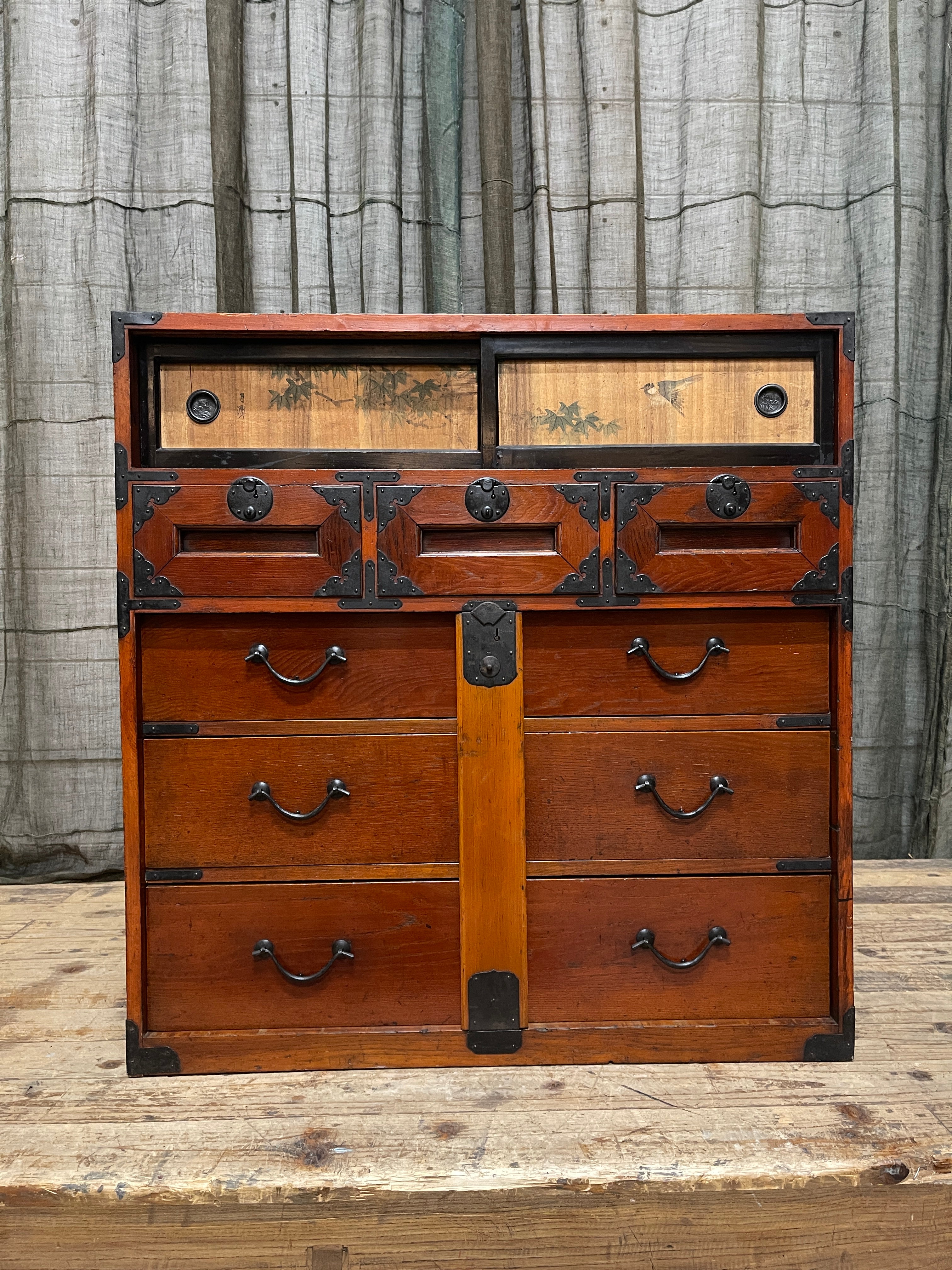 Japanese Storage Cabinet From Gifu - Cypress | Meiji