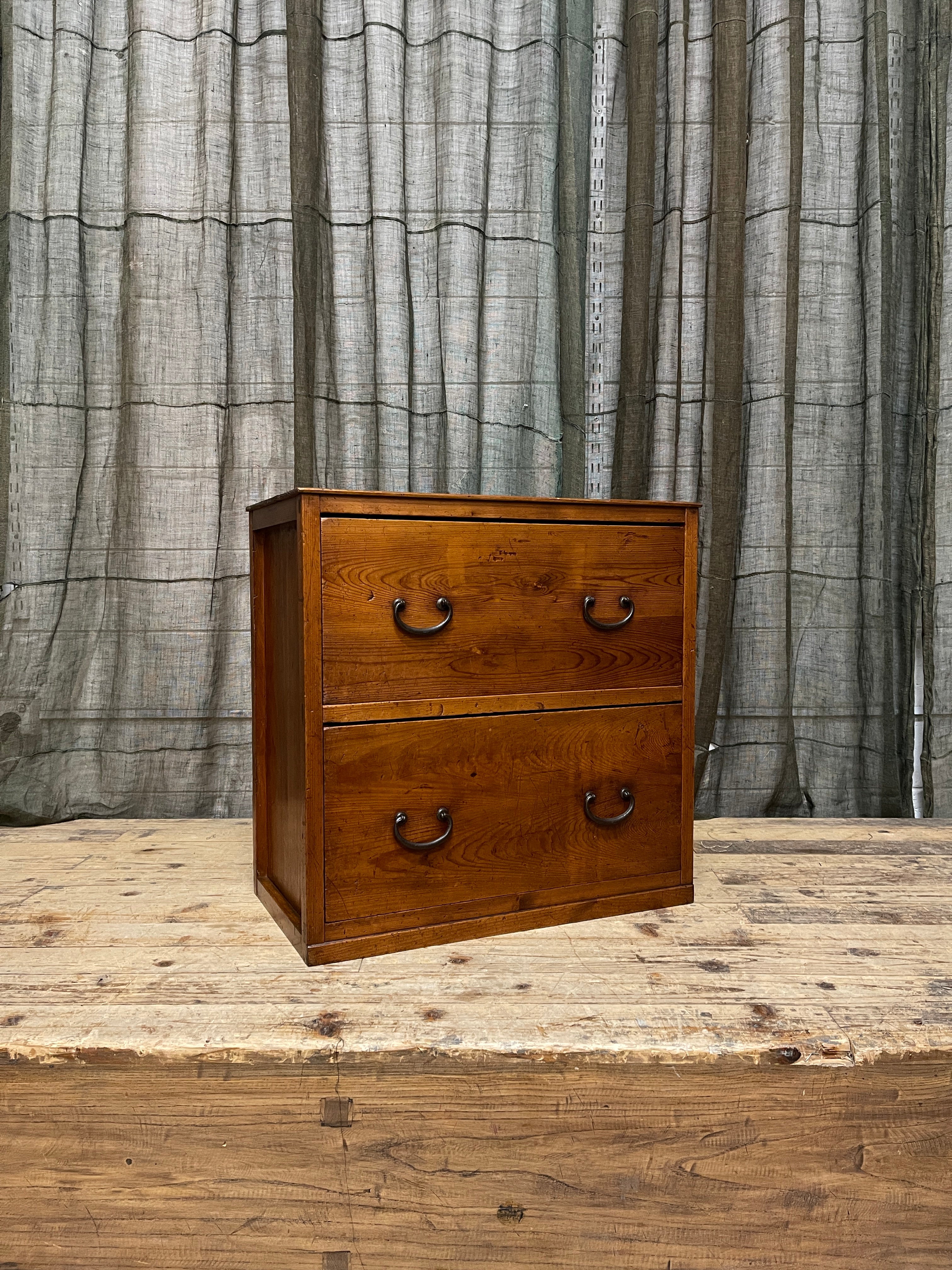 Japanese Two-Drawer Chest - Cypress & Cedar | Meiji