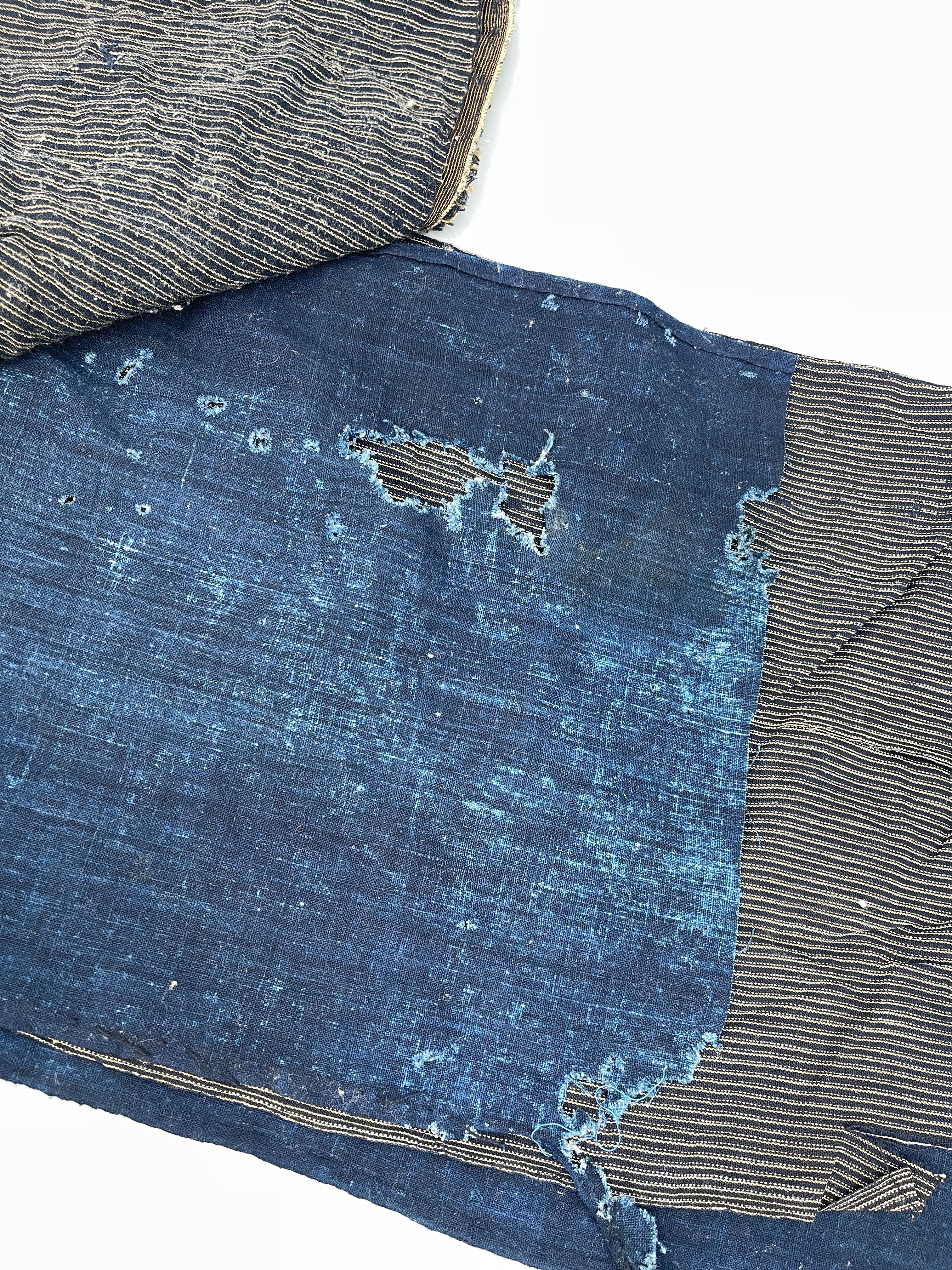 Vintage Japanese Indigo Boro Fabric Bundle