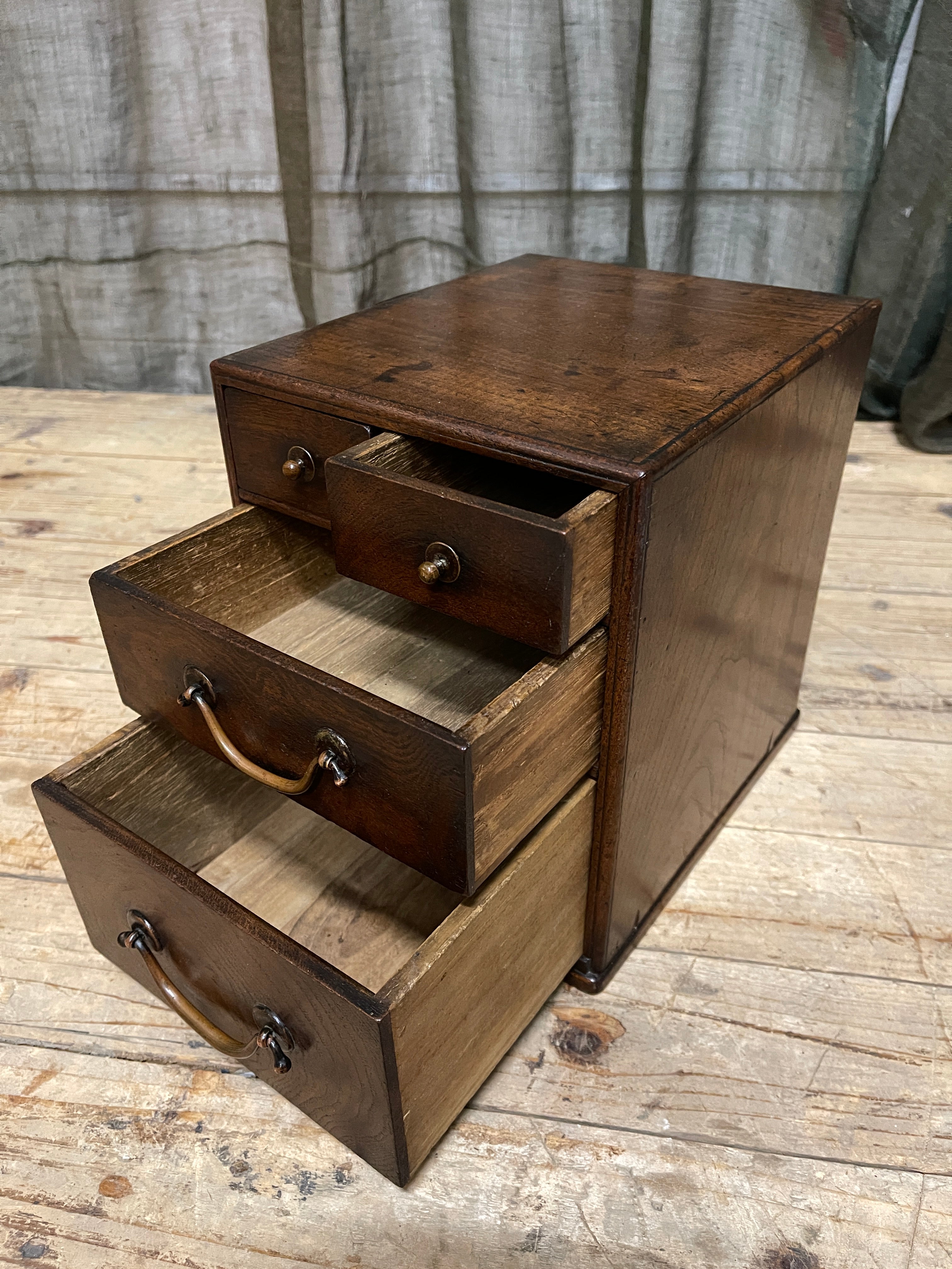 Japanese Four-Drawer Sewing Box - 1920's