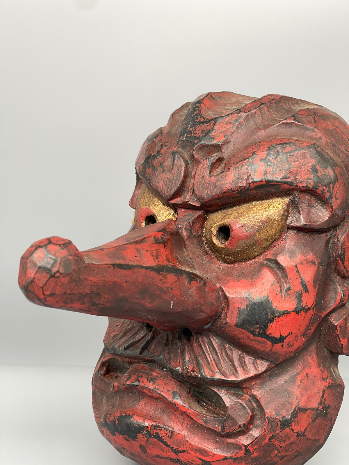 Vintage Japanese Tengu Mask