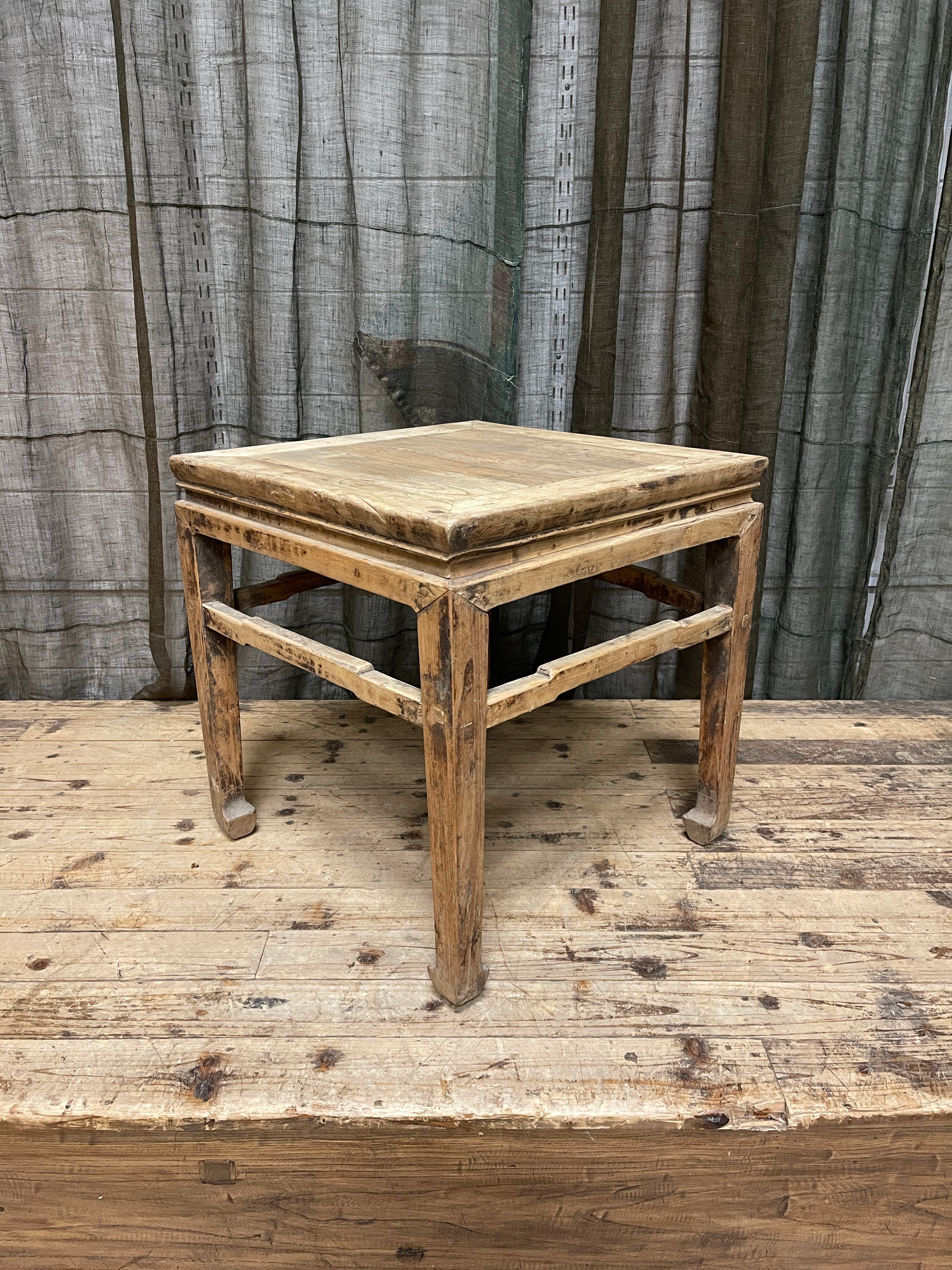 Antique Chinese Side Table, Elm