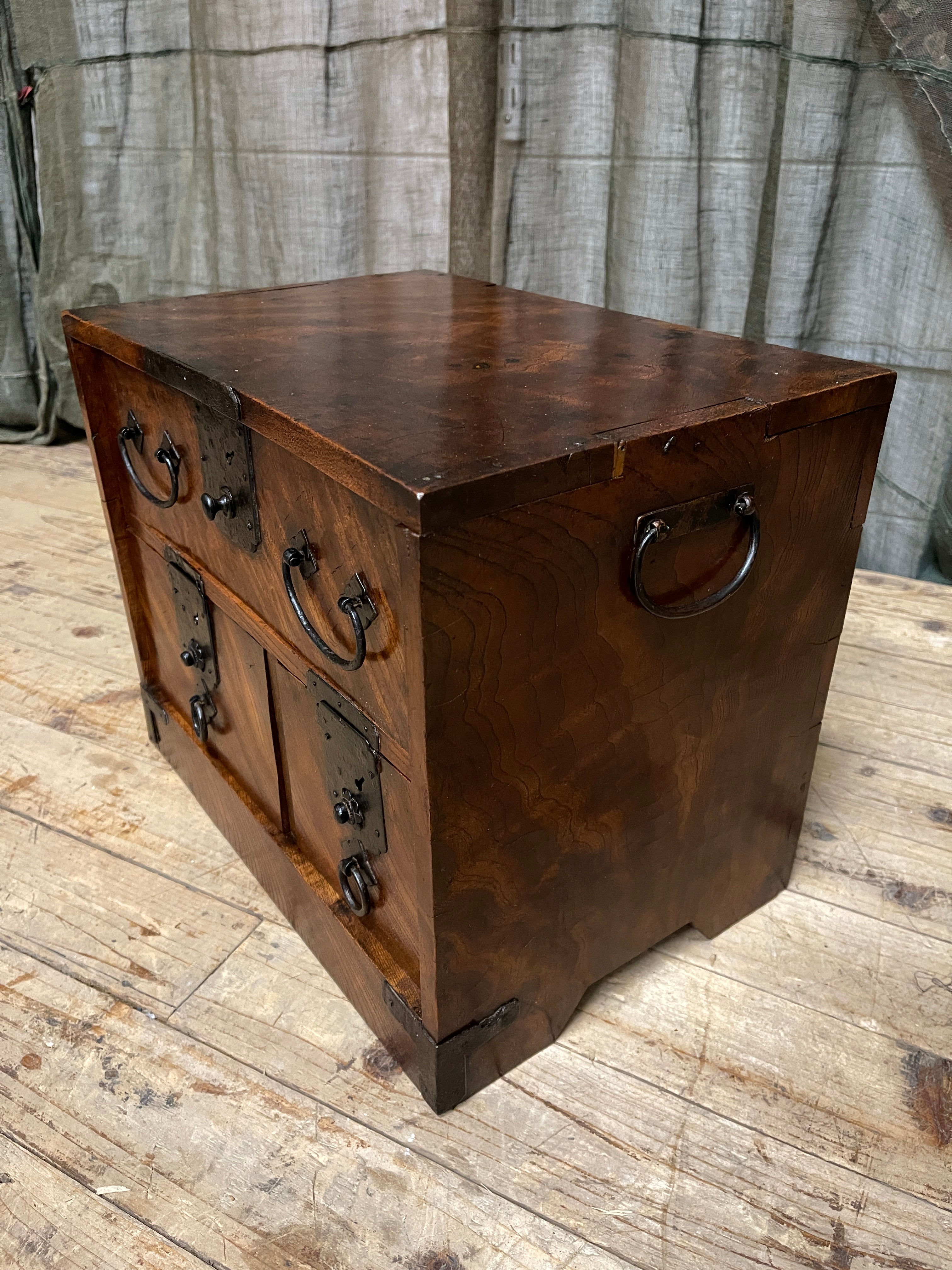 Japanese Document Drawers - Elm | Meiji