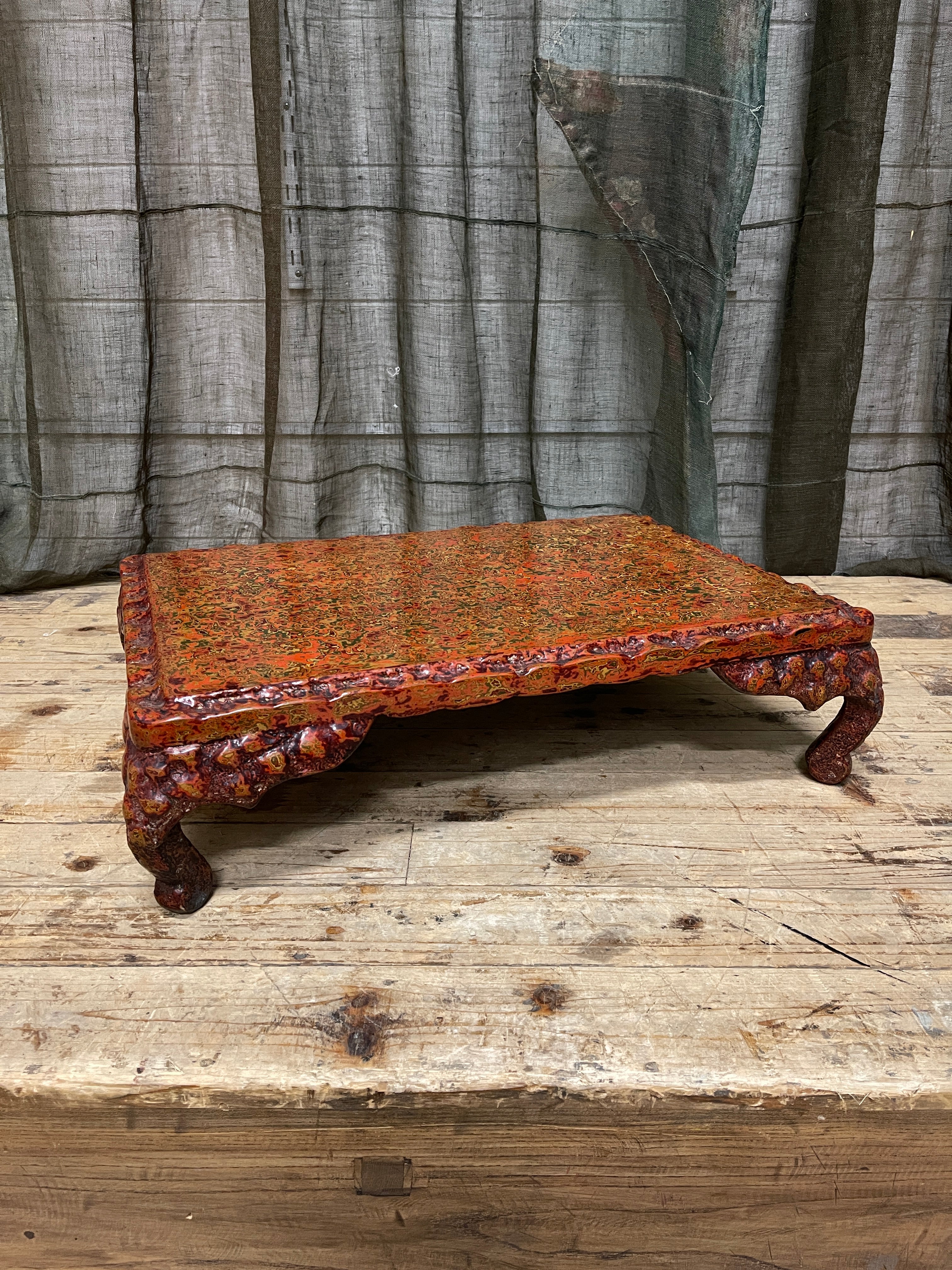 Vintage Japanese Wakasa Lacquer Stand