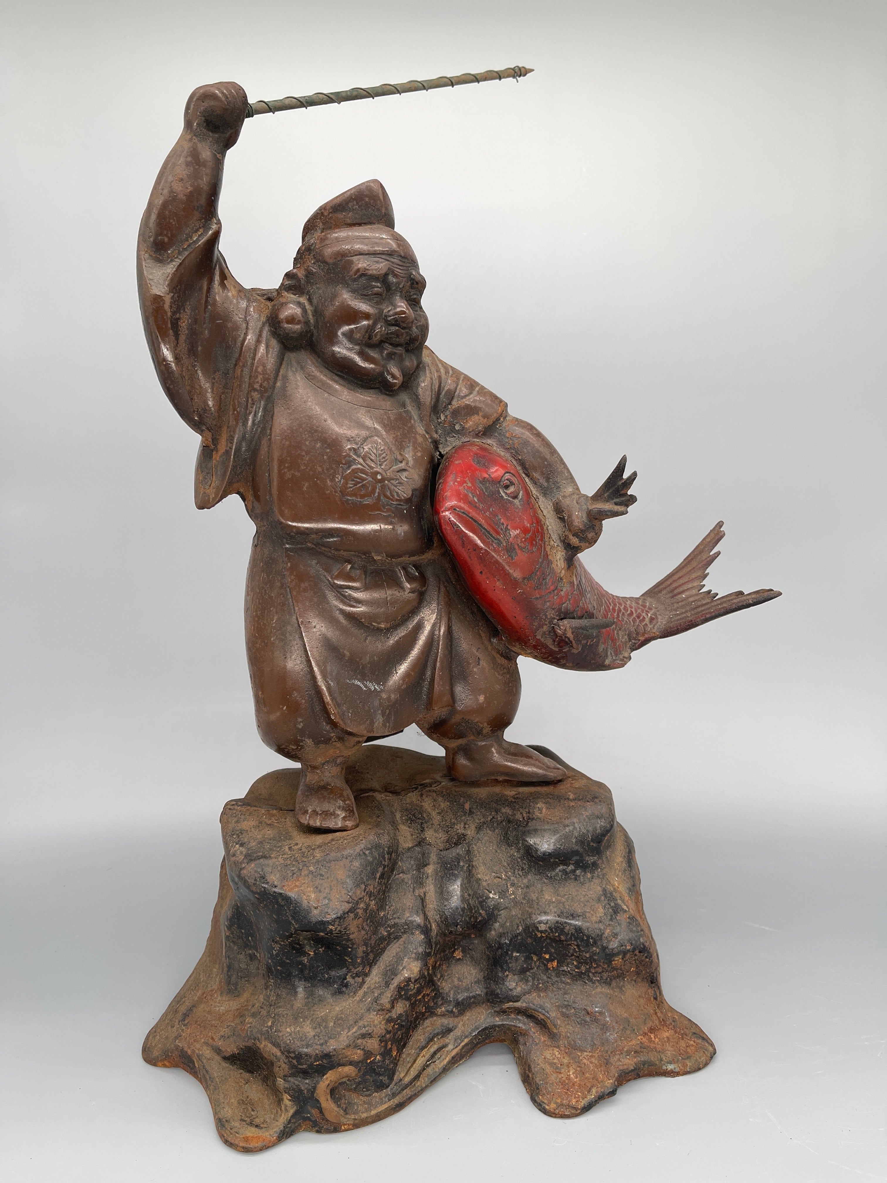 Vintage Japanese Statue of Ebisu
