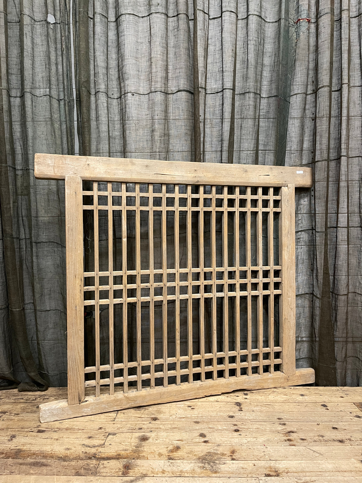 Antique Chinese Wooden Window Panel