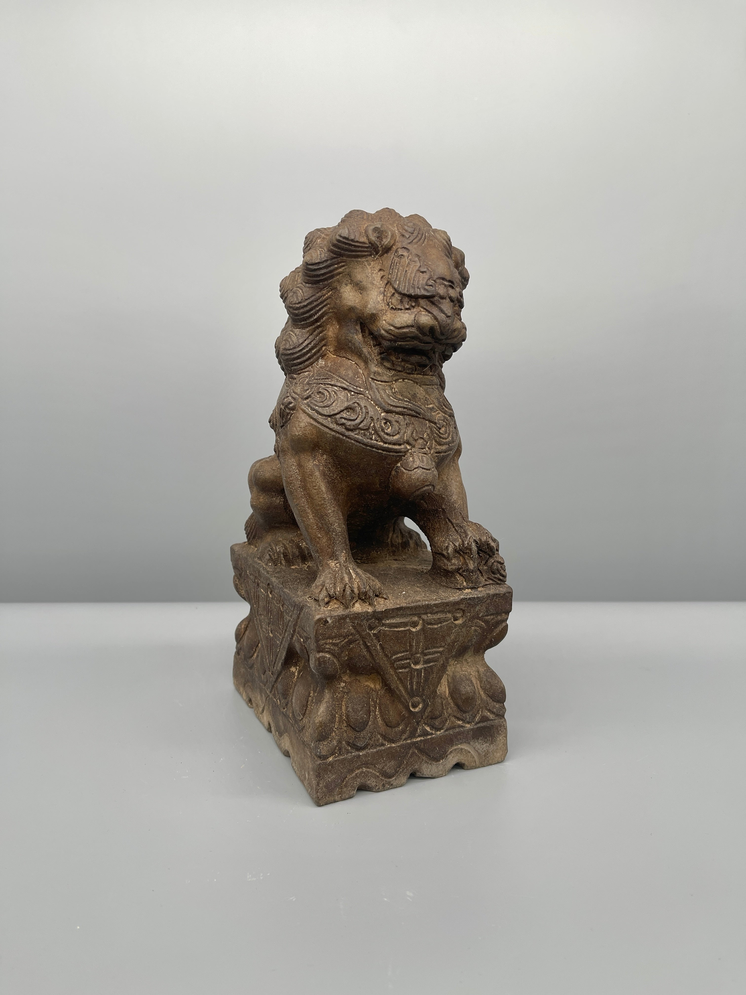 Chinese Stone Foo Dog Statue
