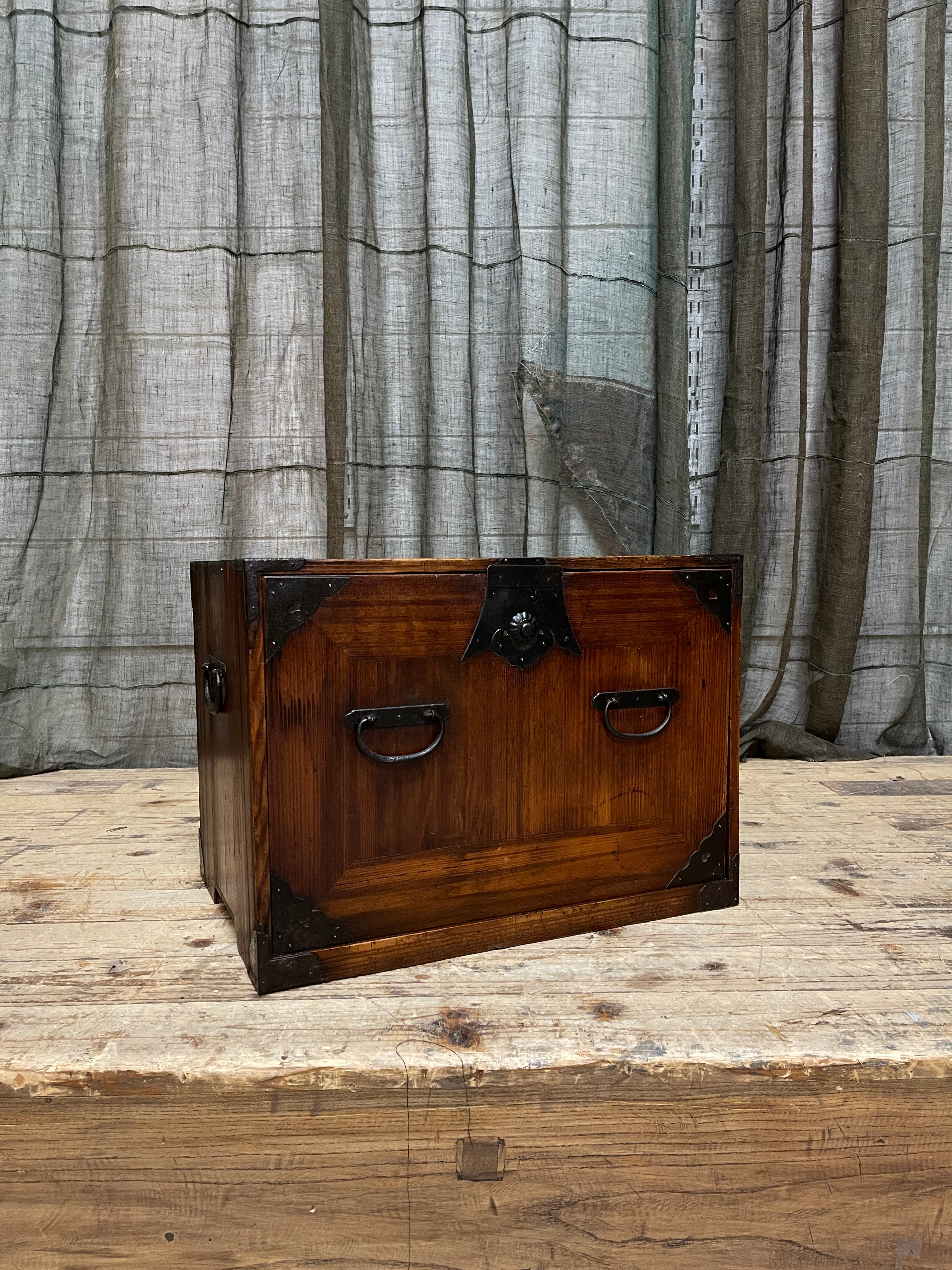 Japanese Small Document Chest - Cypress | Meiji
