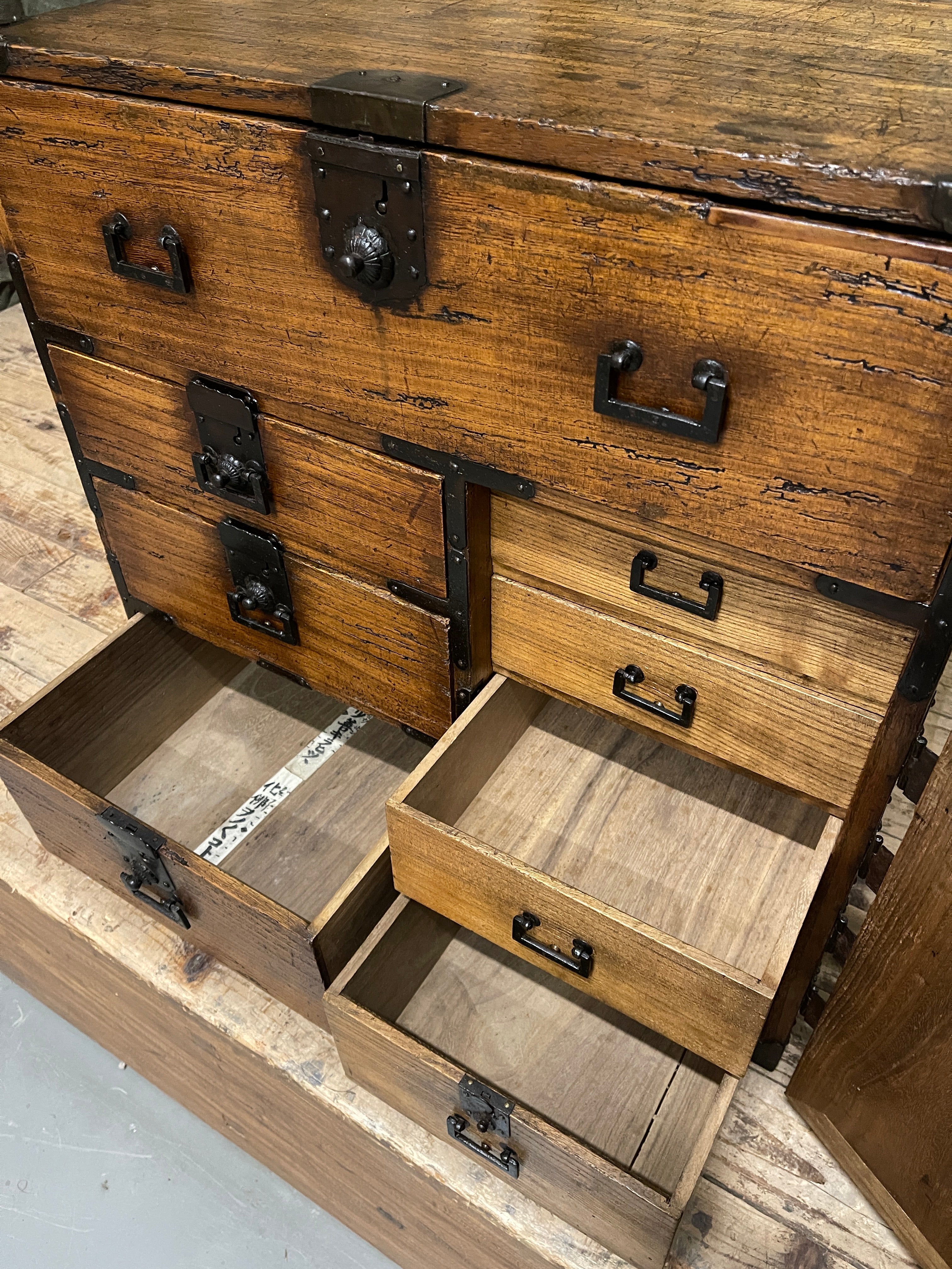 Ko Dansu, Japanese Side Cabinet - Paulownia | Meiji