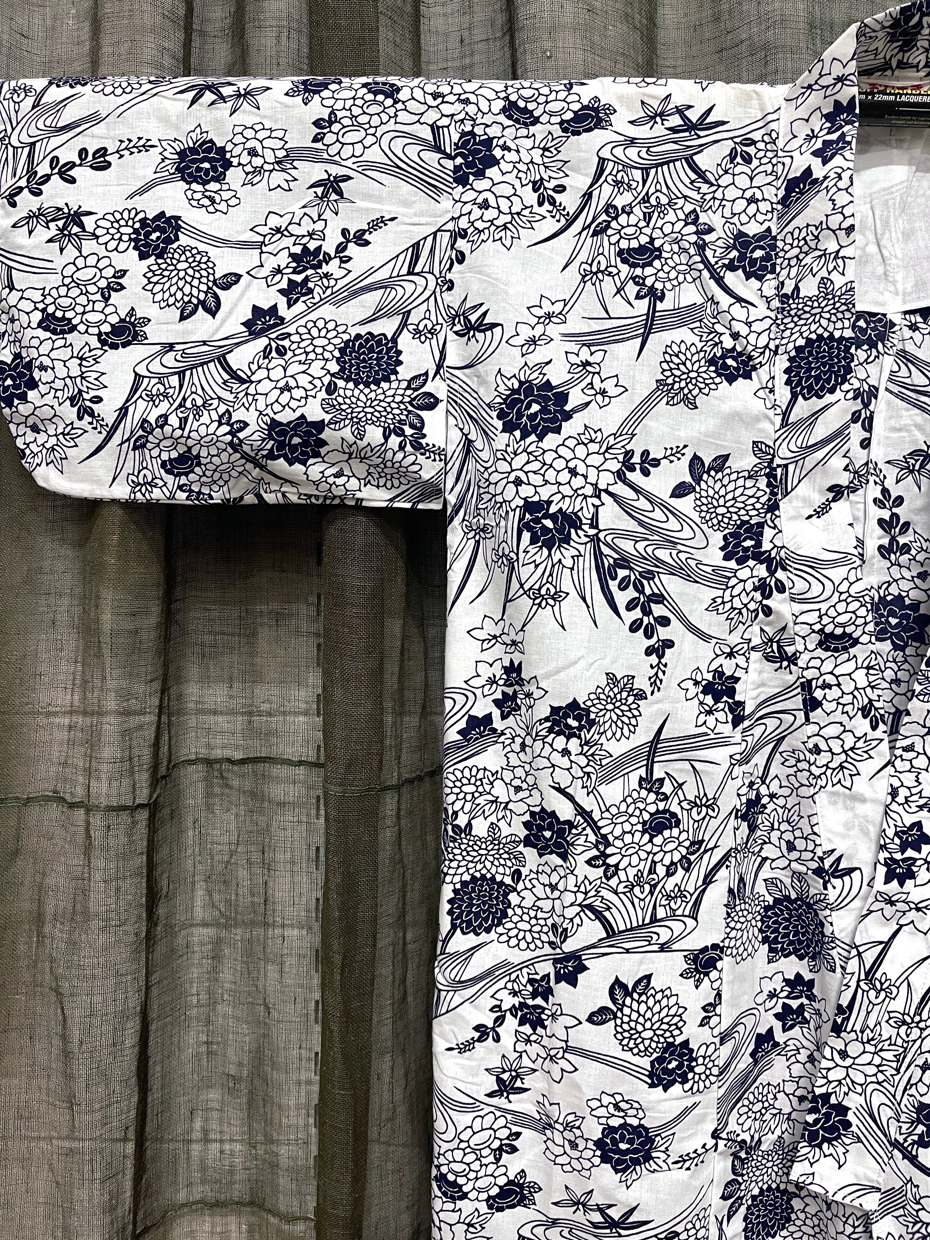 Nemaki, Japanese Cotton House Robe - Unisex