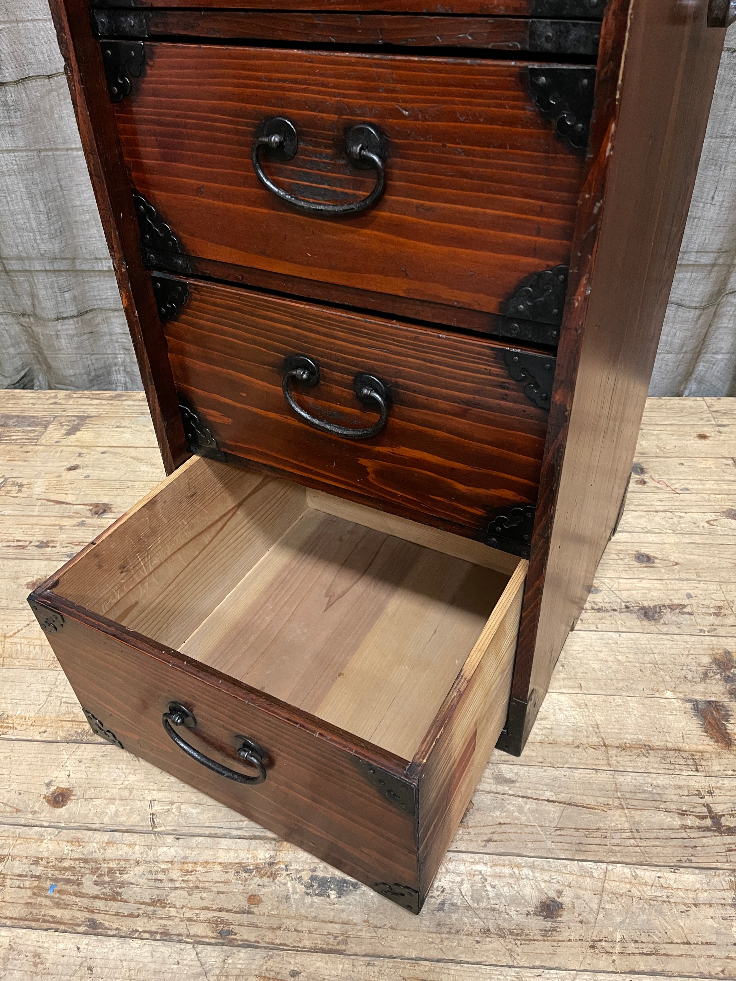 Japanese Lacquered Chest - Cypress | Meiji
