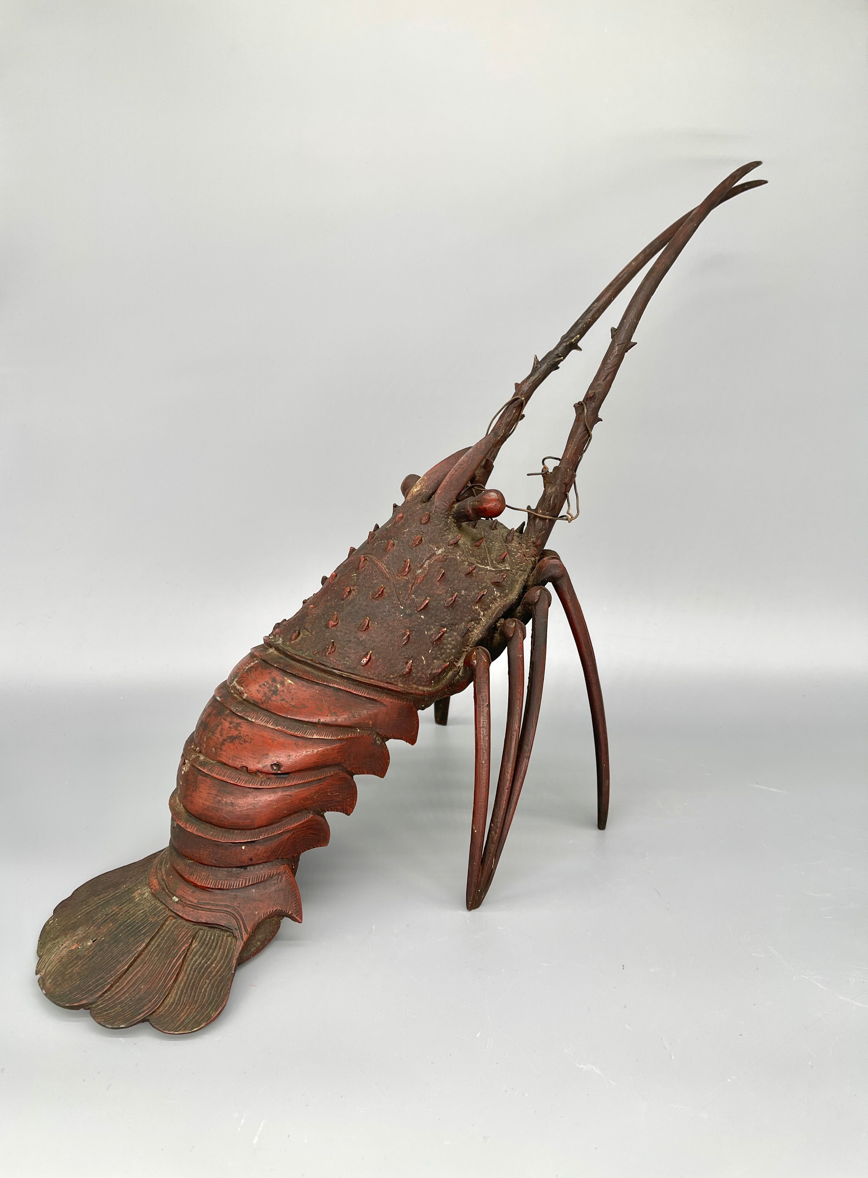 Japanese Okimono Of Lobster | Iron