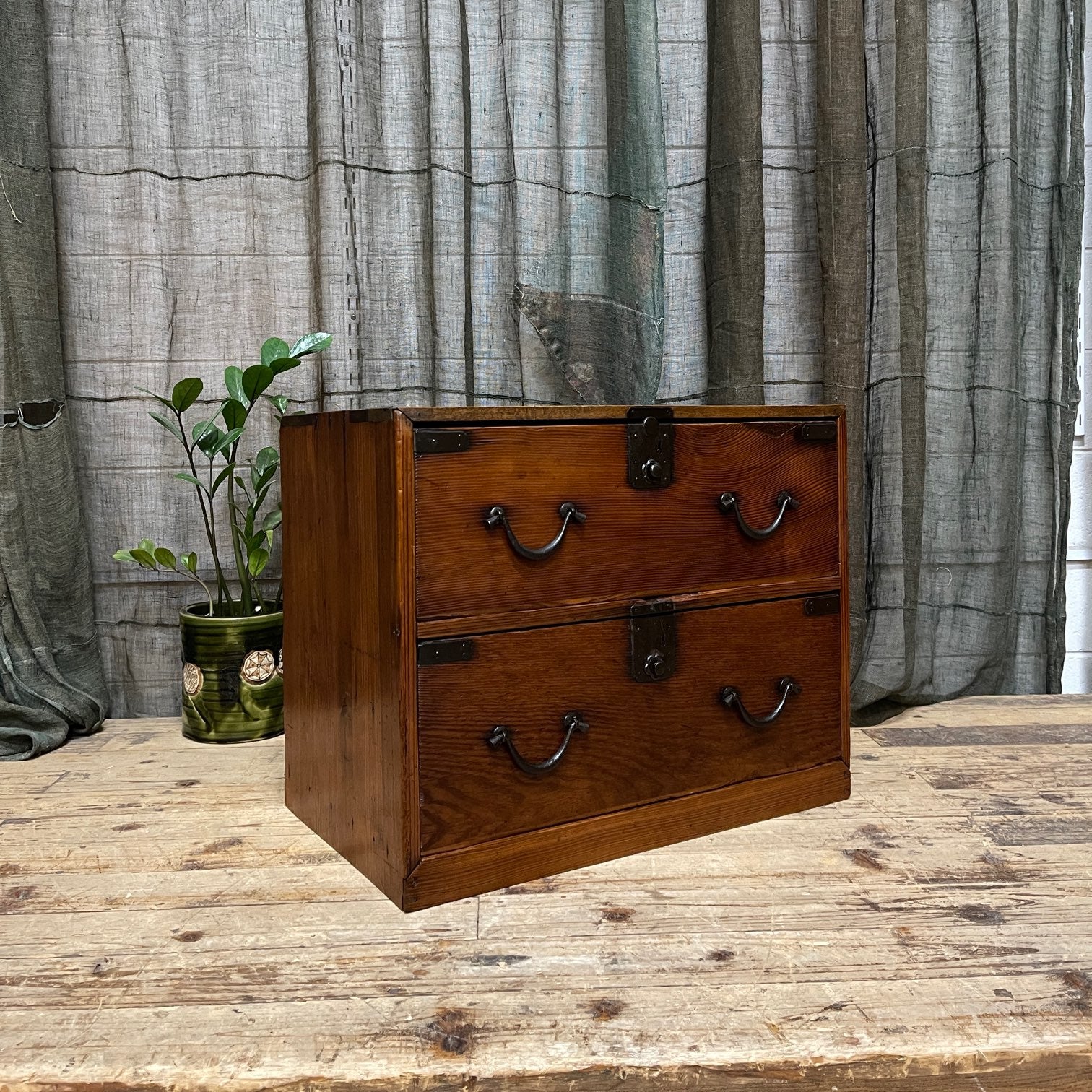 Japanese Small Cabinet - Cypress | Meiji