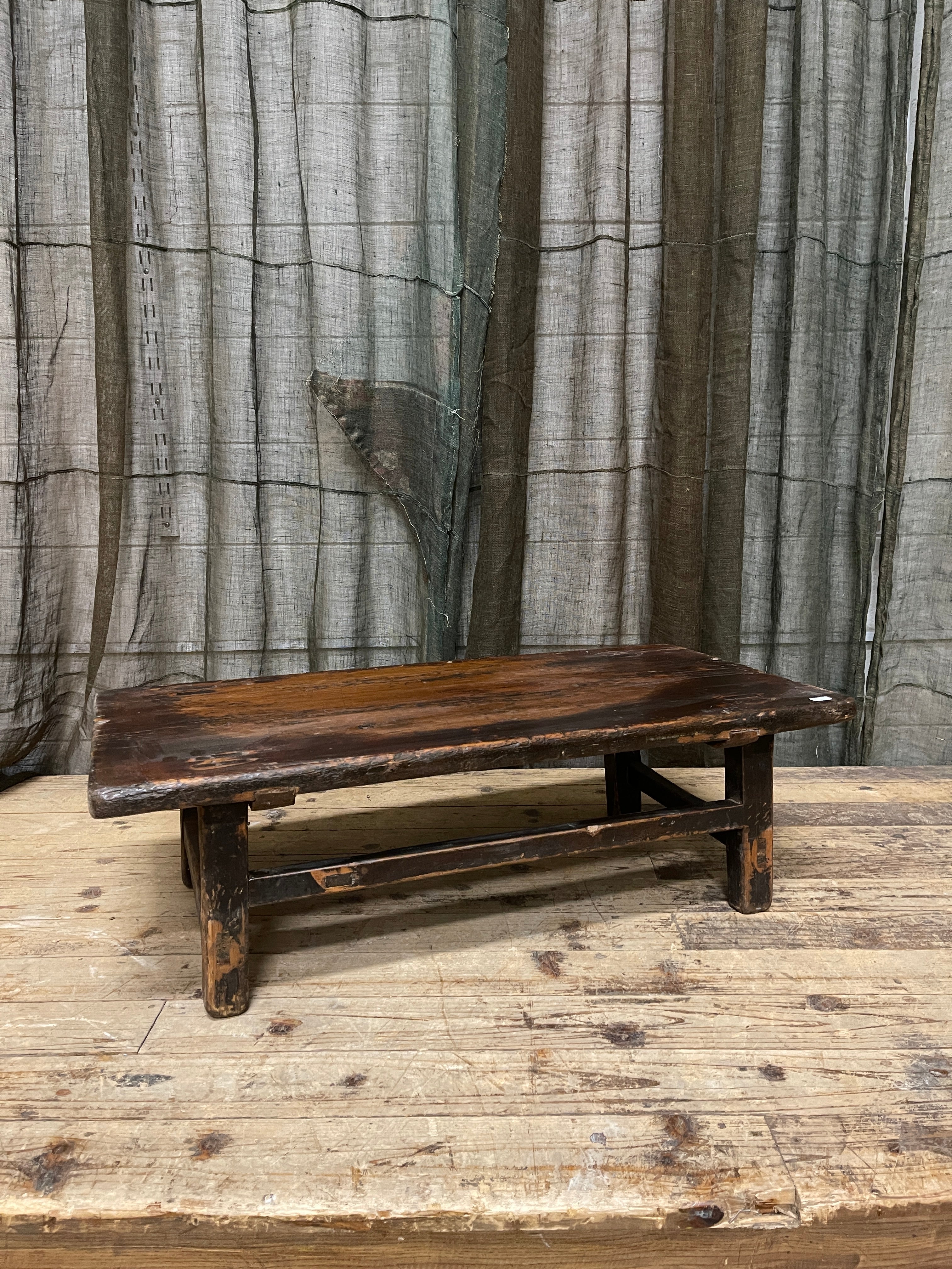 Small Antique Chinese Table, Elm