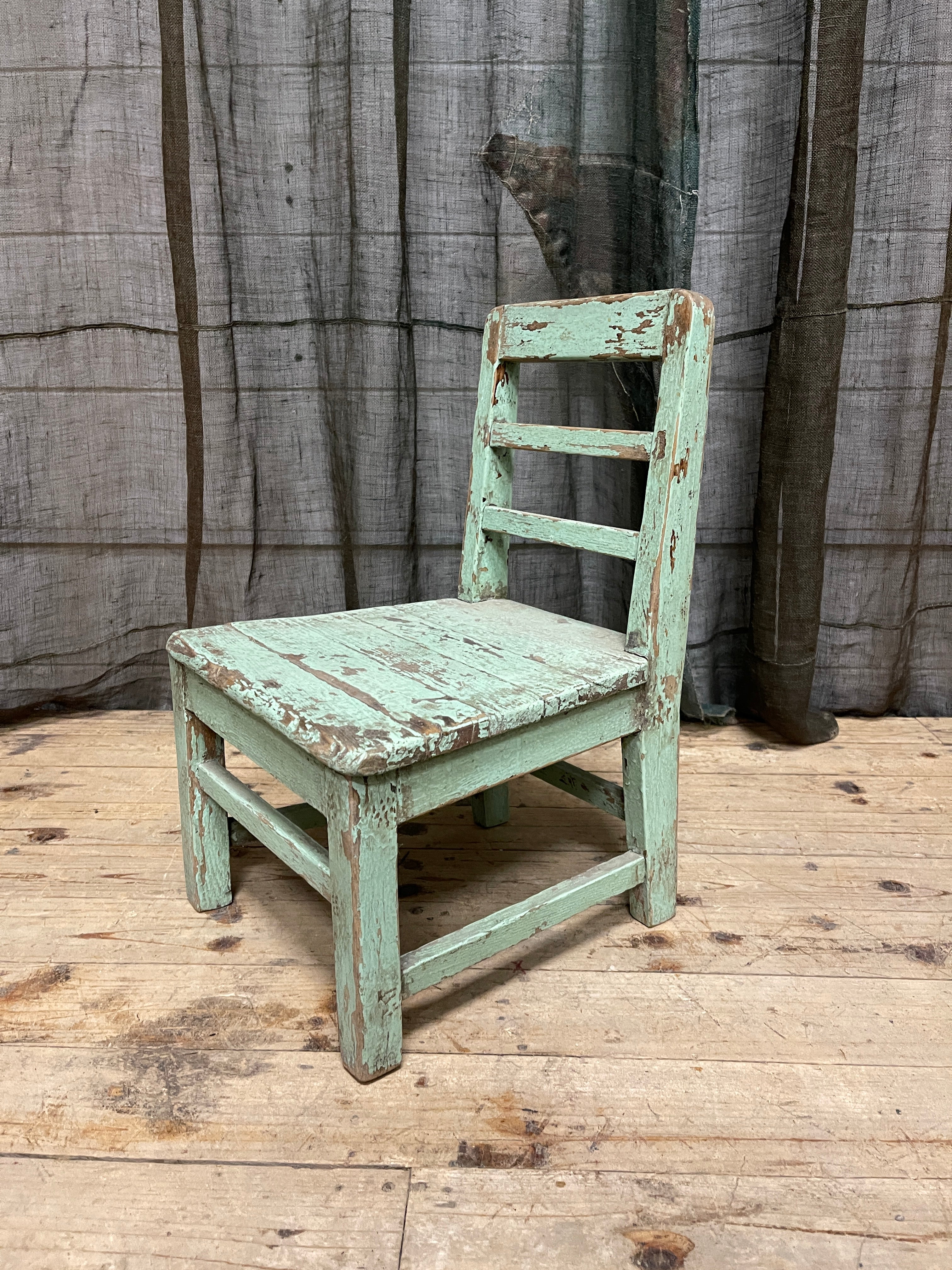 Antique Chinese School Kids Chair