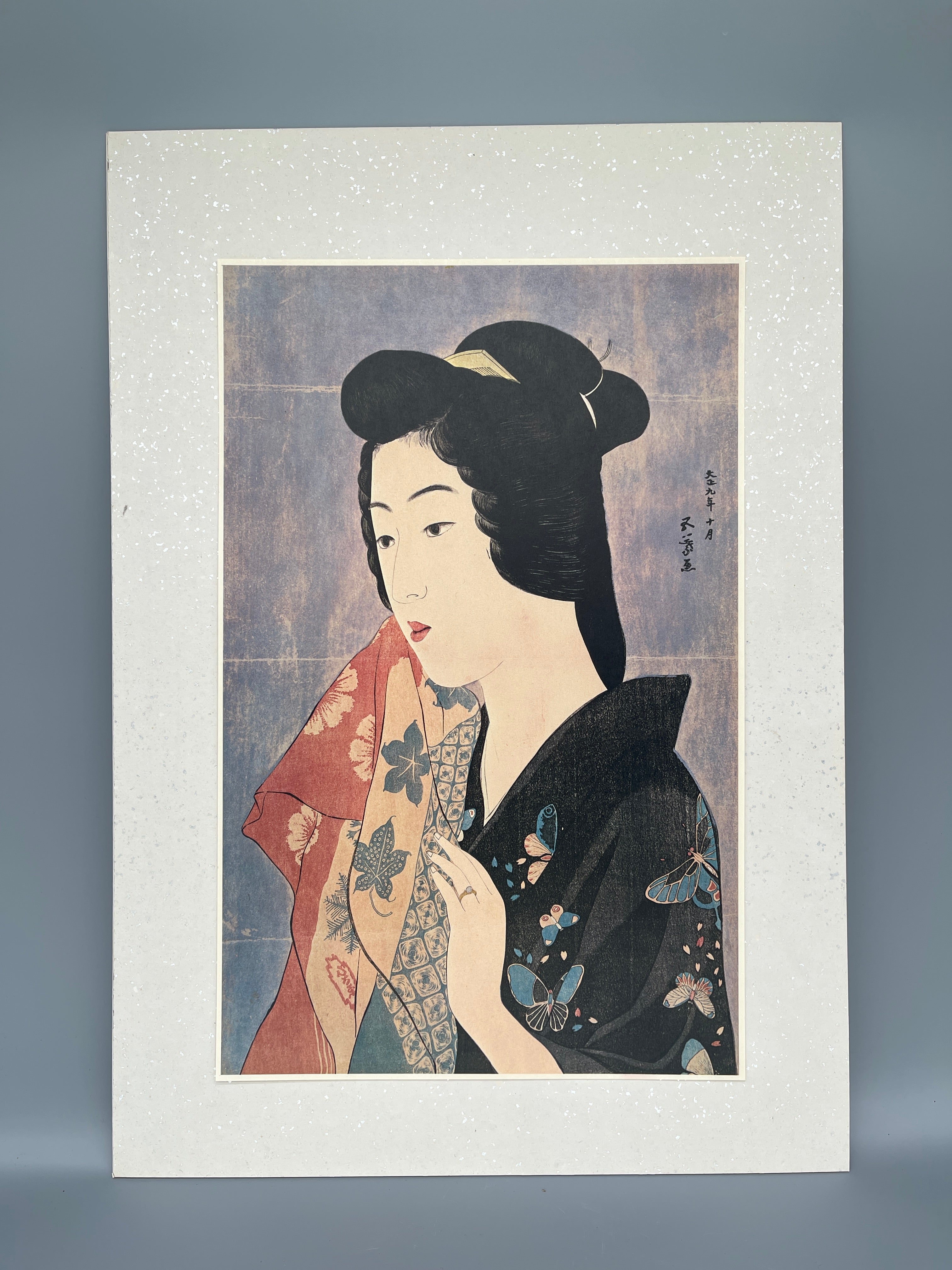 Japanese Woodblock Print By Goyo Hashiguchi
