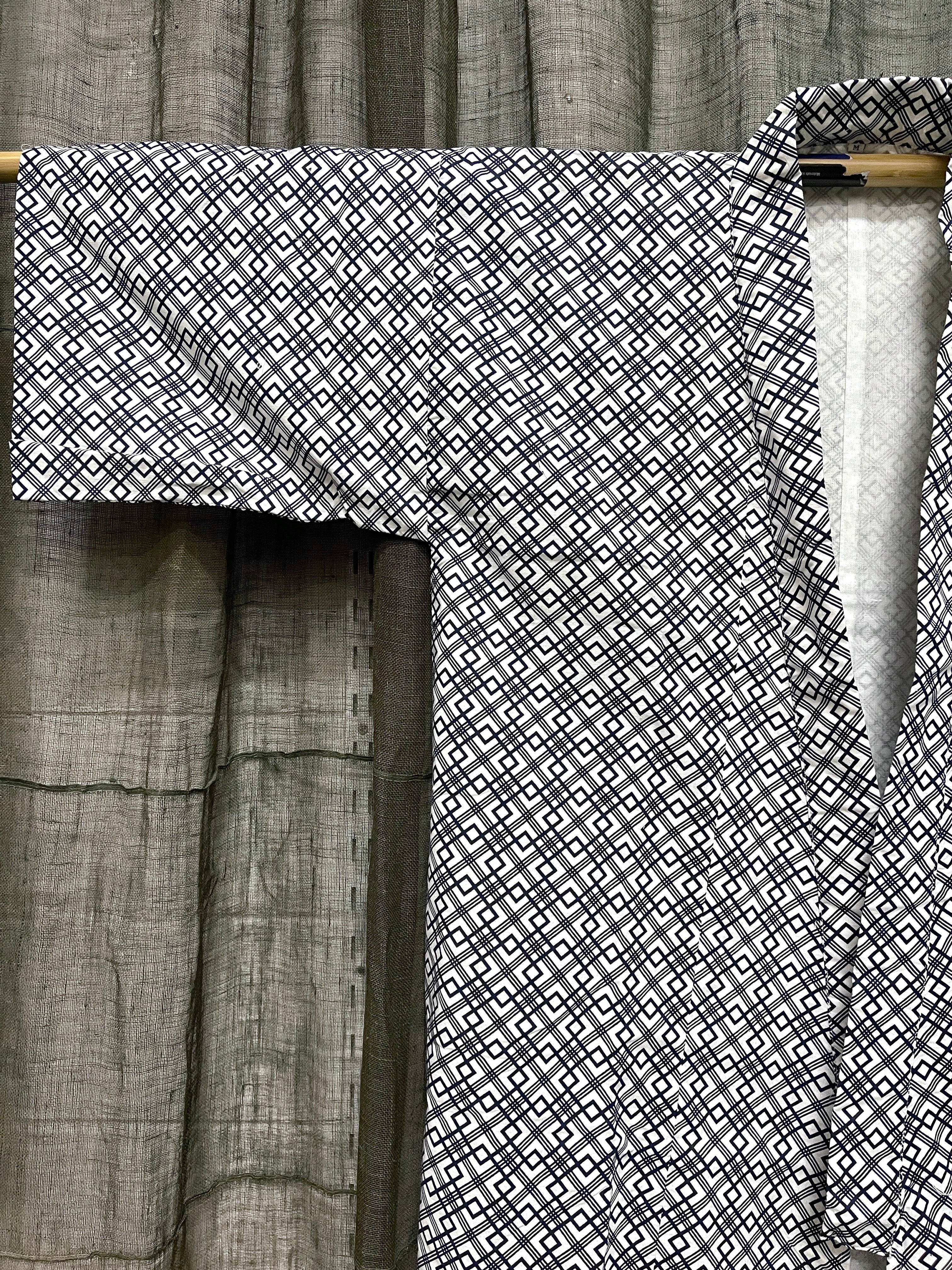 Nemaki, Japanese Cotton House Robe - Unisex