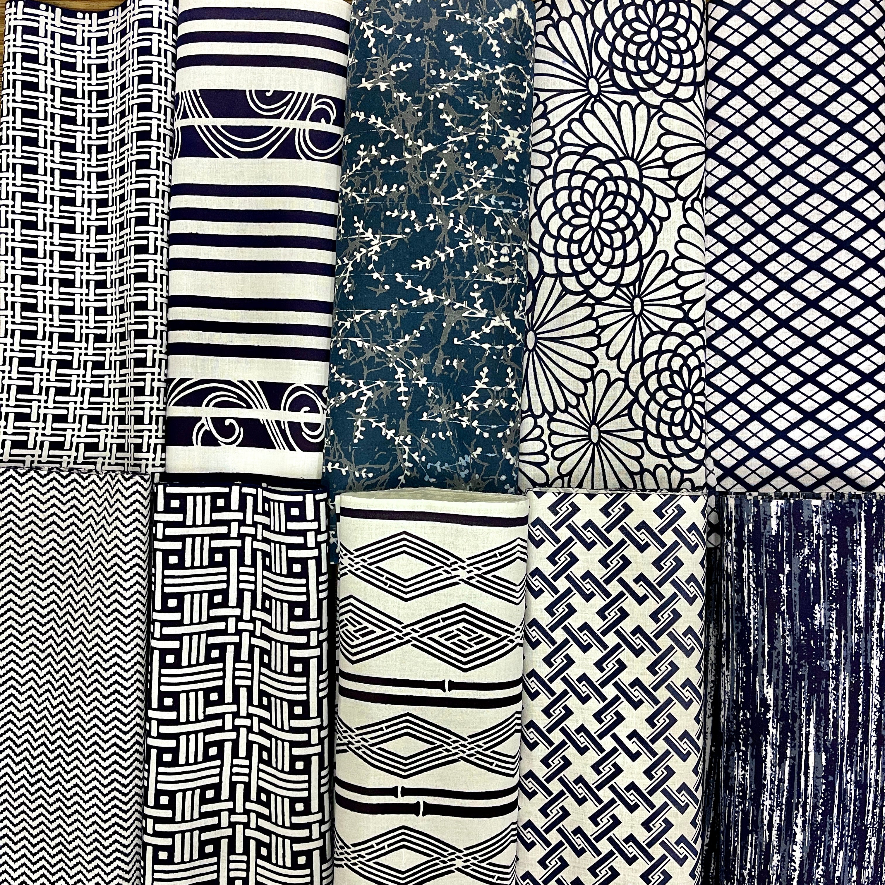 Japanese Patchwork  10pc Bundle - Cotton