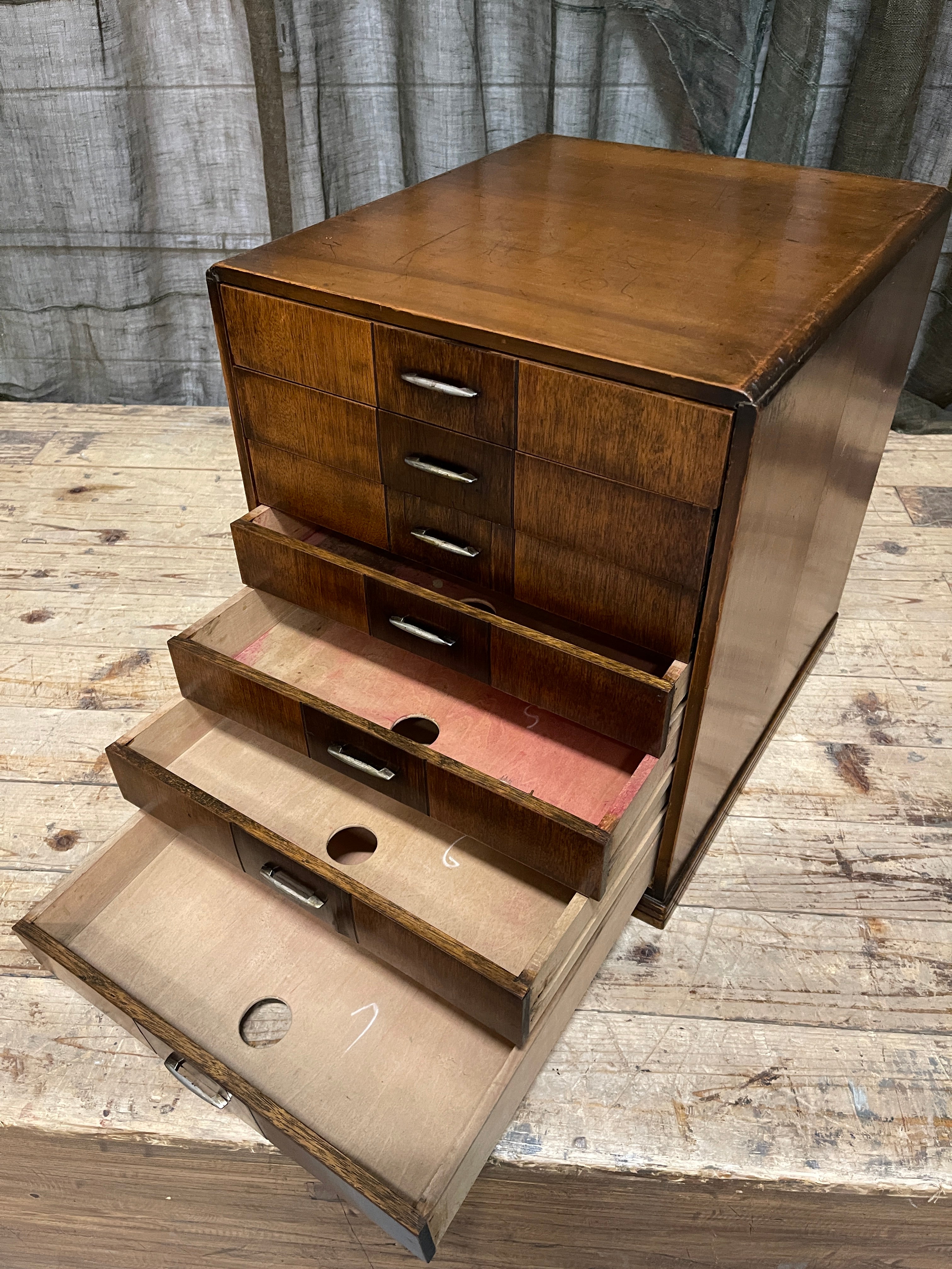 Japanese Small Multi Drawer Chest - Midcentury