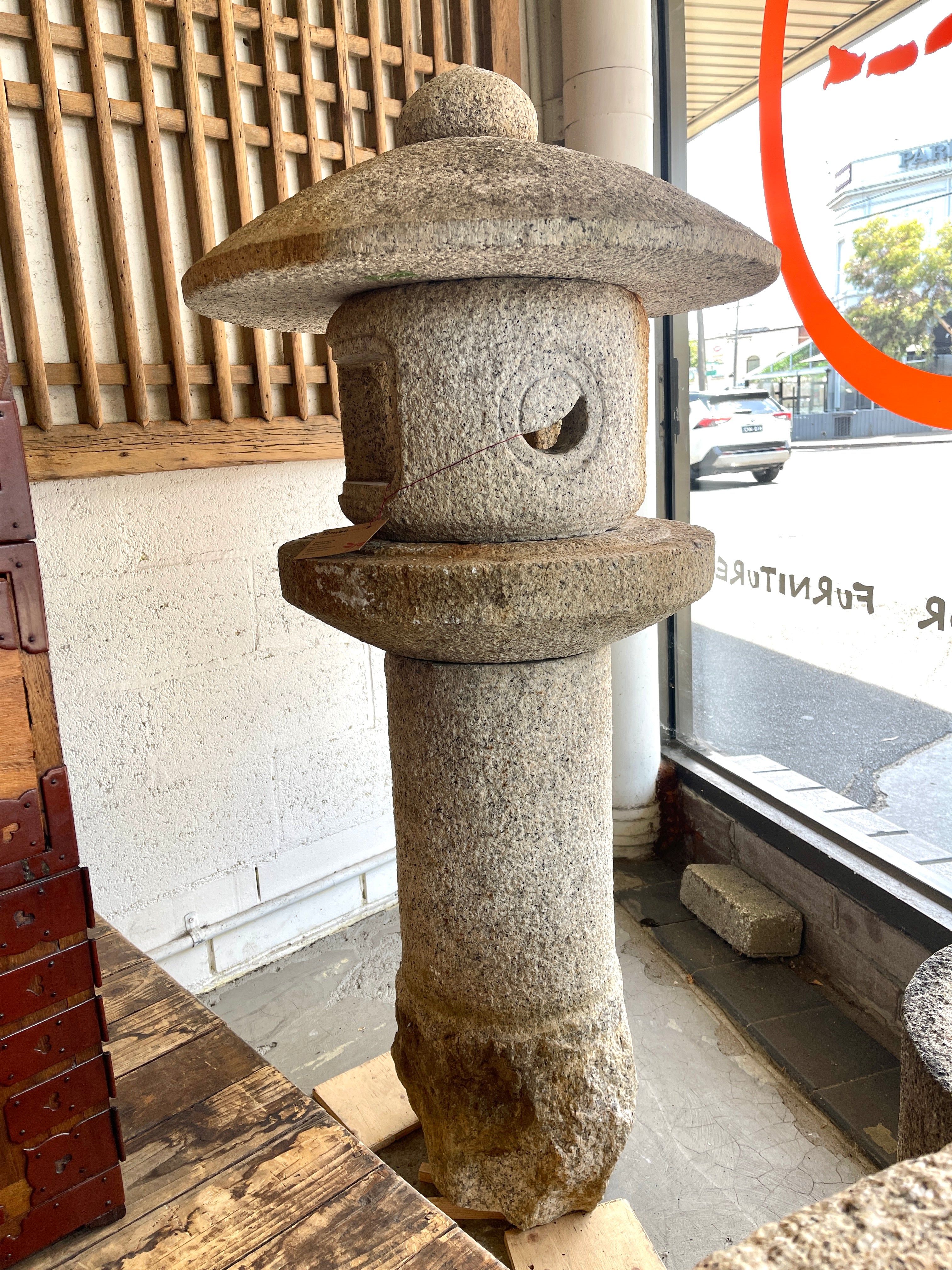 Japanese Stone Garden Lantern - Granite | Early 20th Century