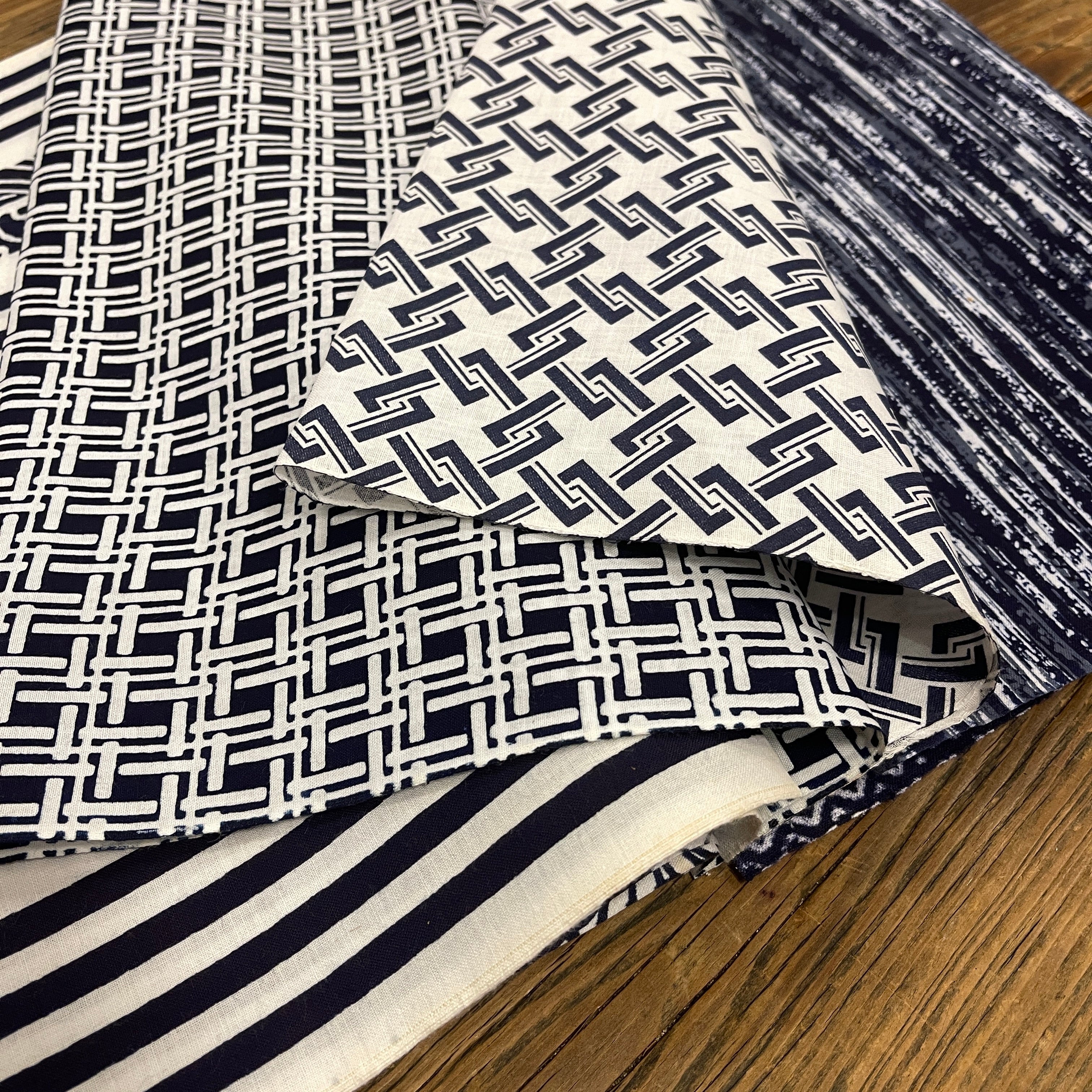 Japanese Patchwork  10pc Bundle - Cotton