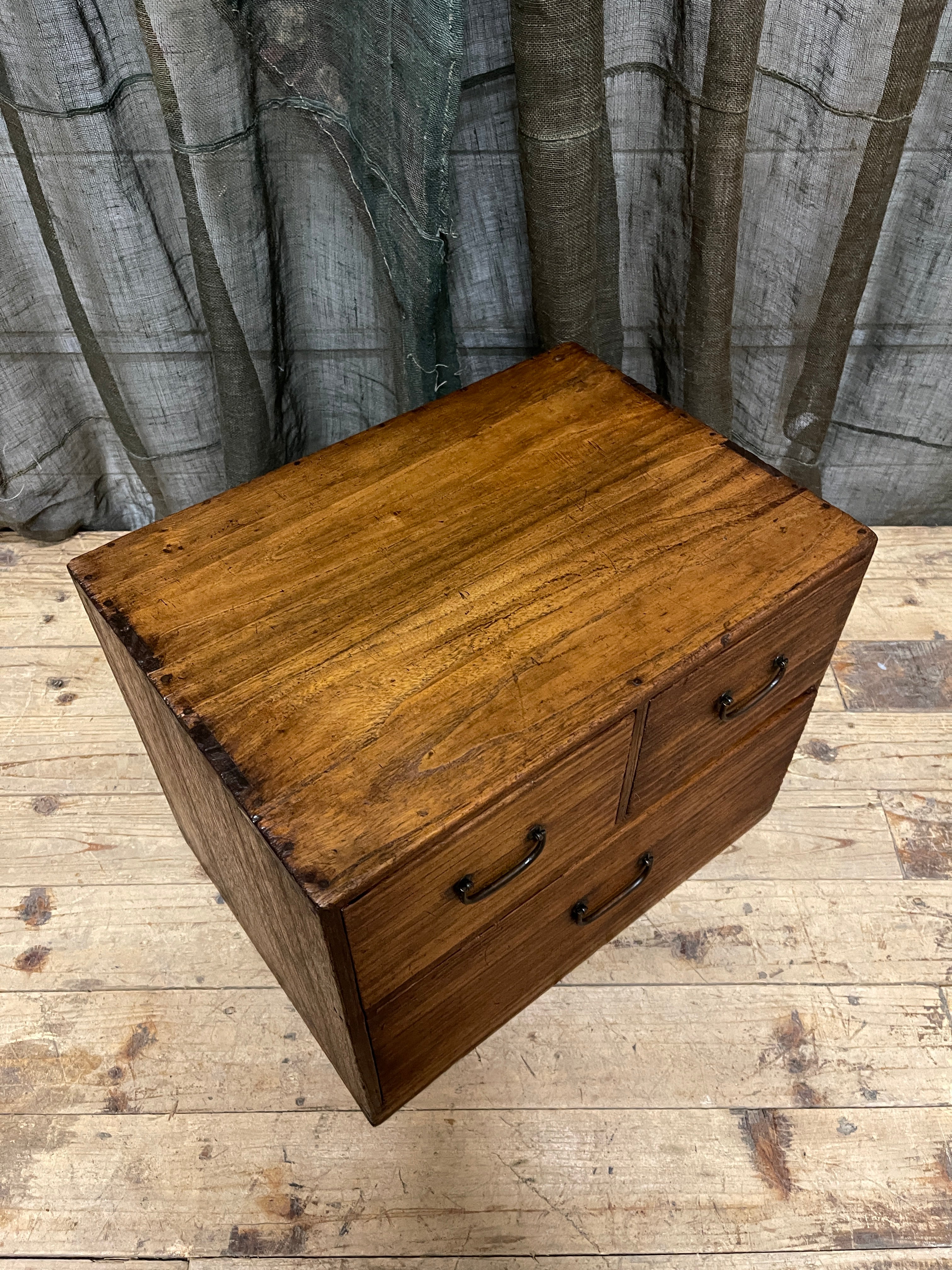 Japanese Three Drawer Chest - Paulownia | Taisho, 1920's