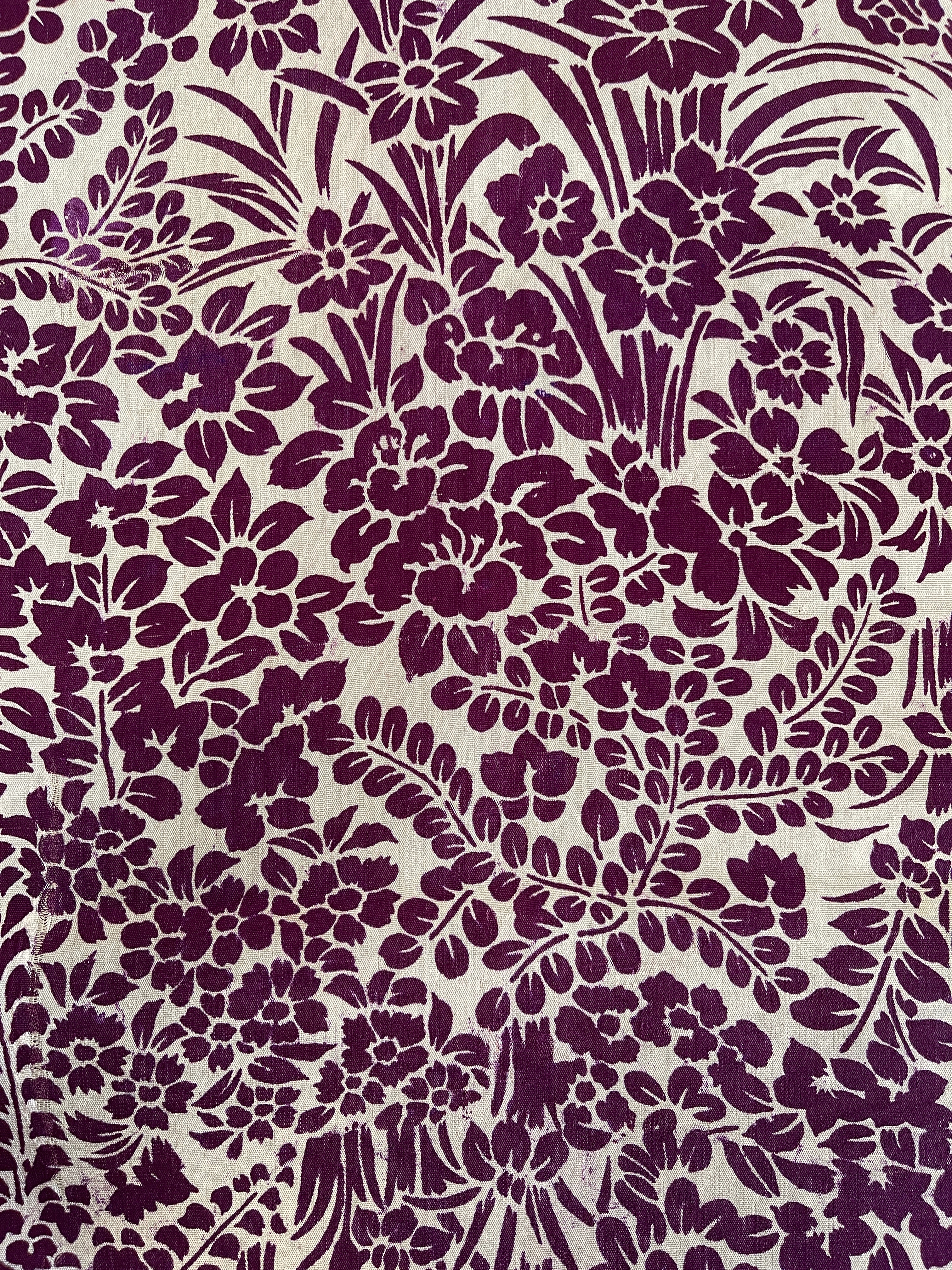 Japanese Silk Fabric Purple