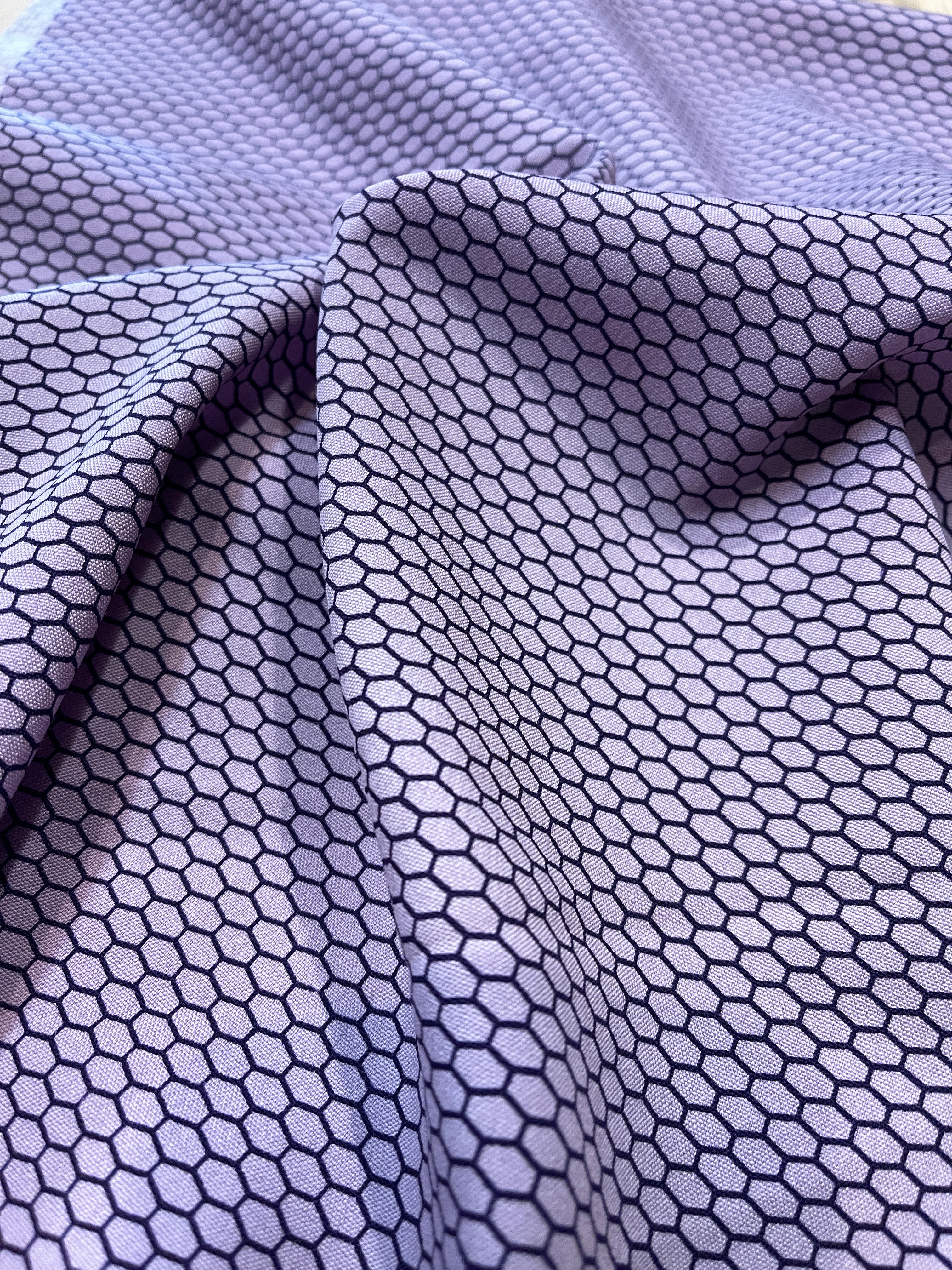 Japanese Silk Fabric Hexagon