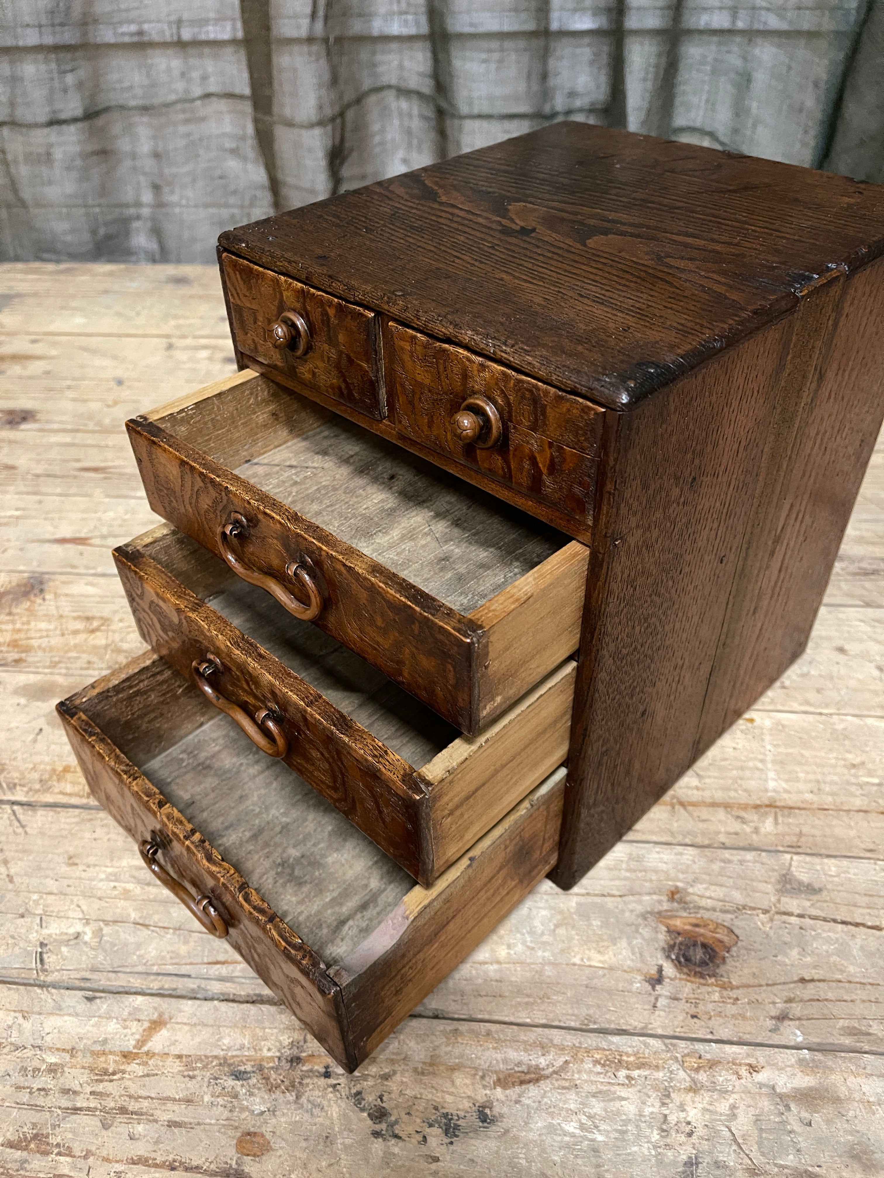 Japanese Five-Drawer Sewing Box - 1920's