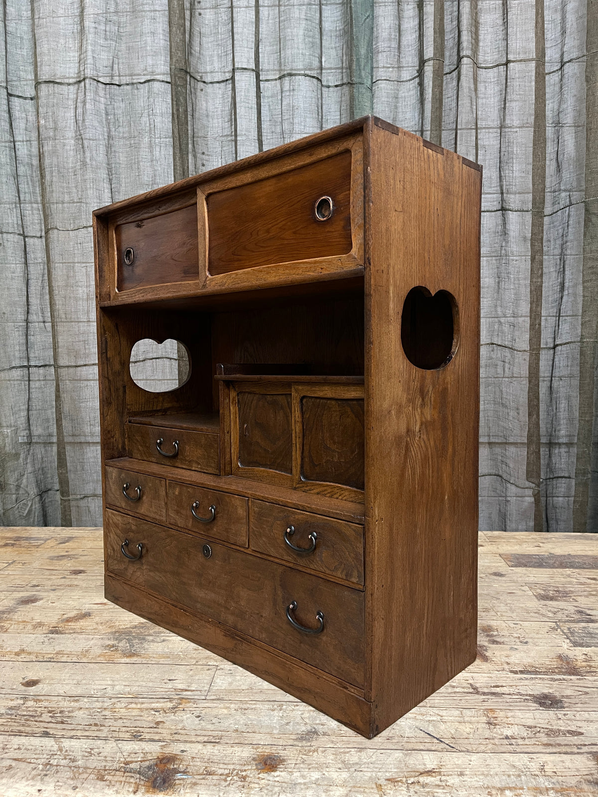Cha Dana, Japanese Tea Cabinet - Elm & Cedar | Midcentury